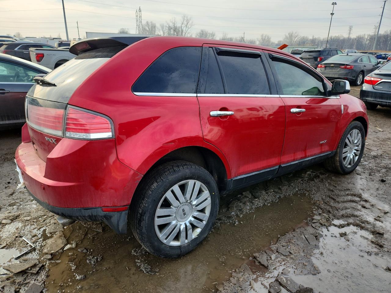 2010 Lincoln Mkx Red vin: 2LMDJ6JC1ABJ01462