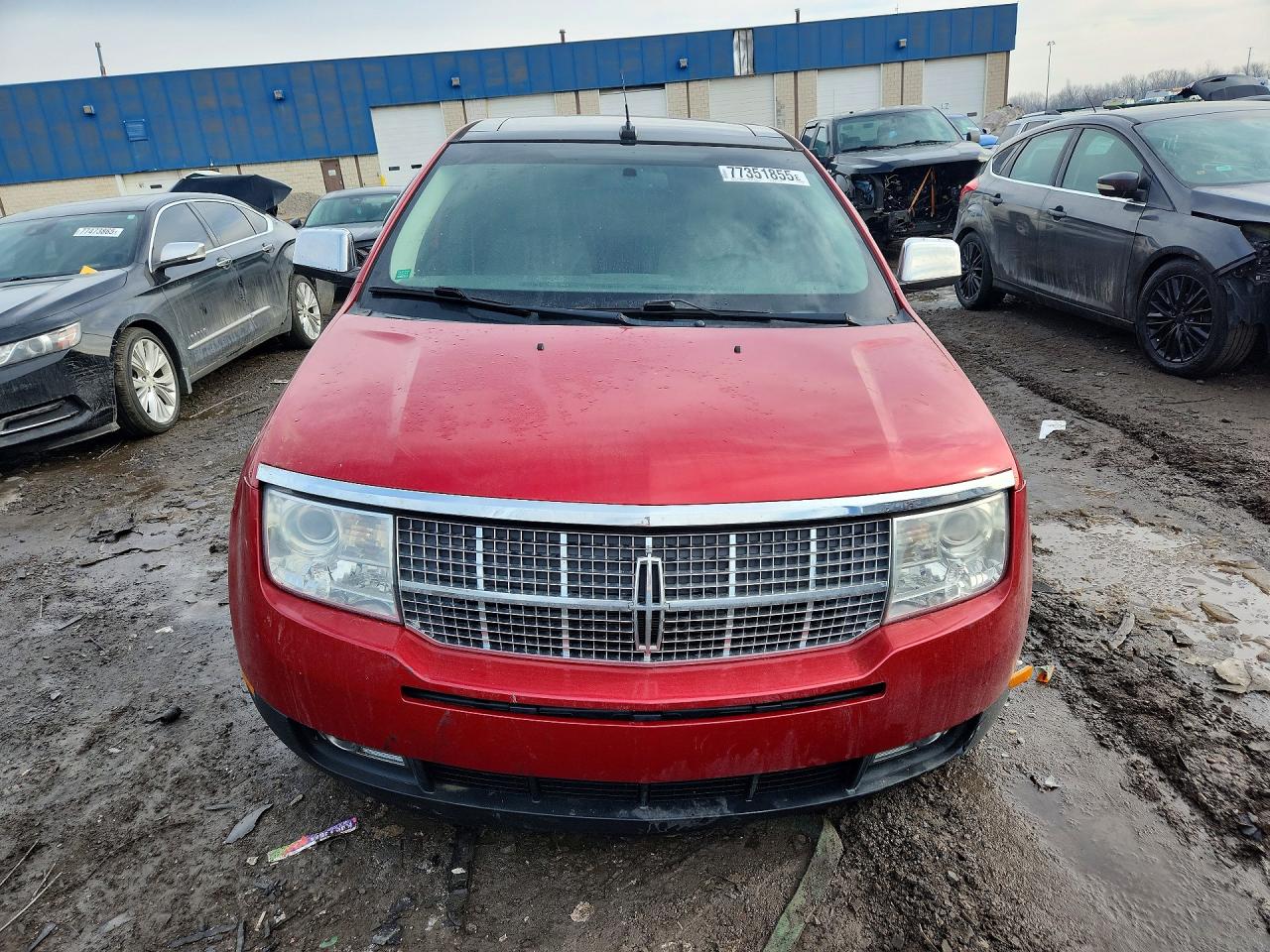 2010 Lincoln Mkx Red vin: 2LMDJ6JC1ABJ01462