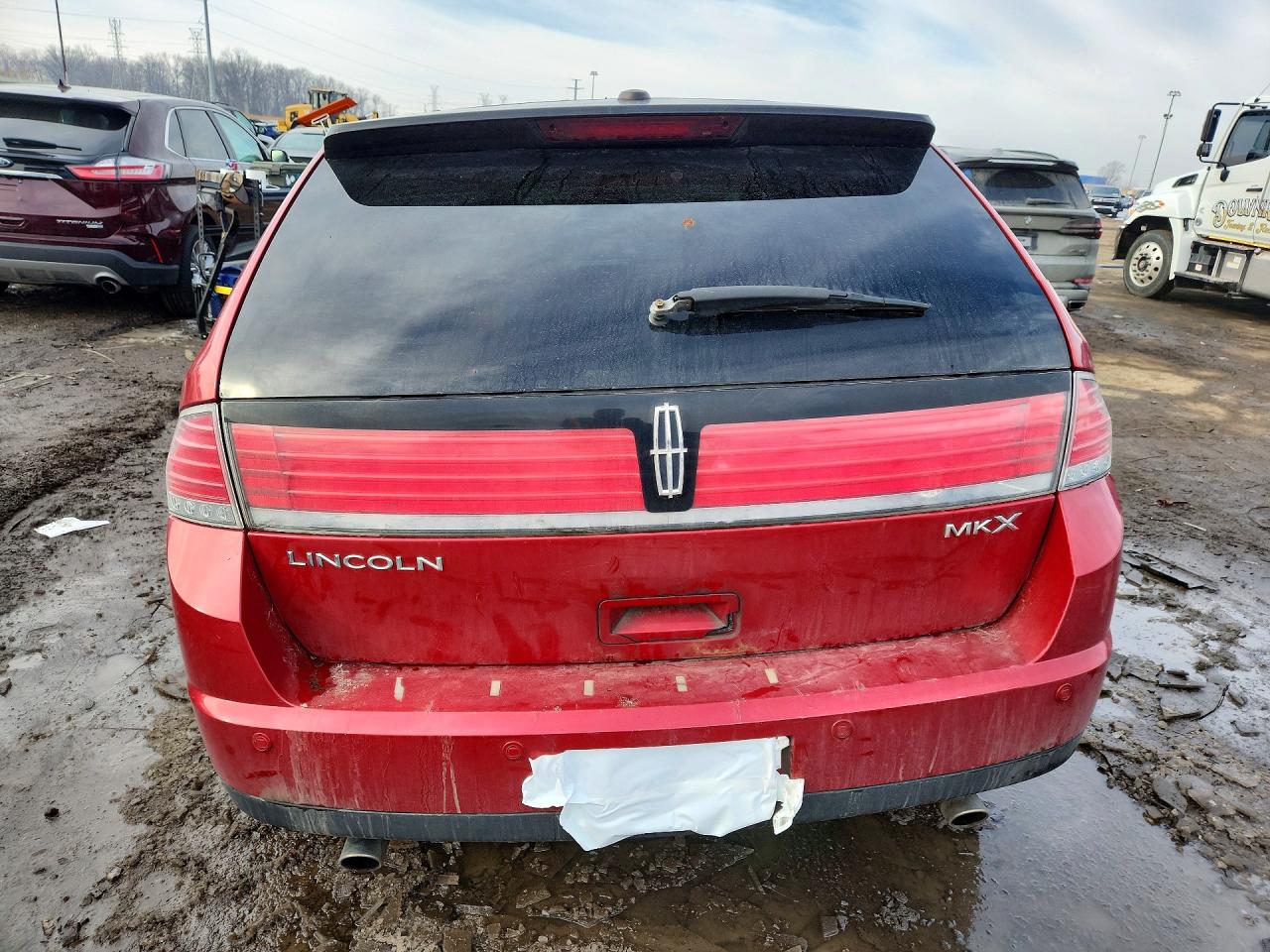 2010 Lincoln Mkx Red vin: 2LMDJ6JC1ABJ01462