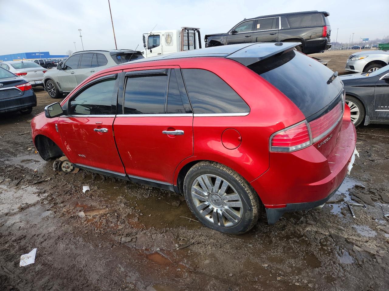 2010 Lincoln Mkx Red vin: 2LMDJ6JC1ABJ01462