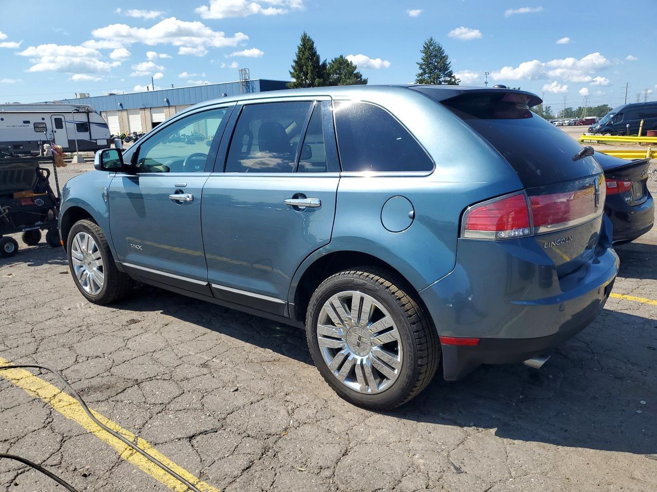2010 Lincoln Mkx Blue vin: 2LMDJ6JC1ABJ01476