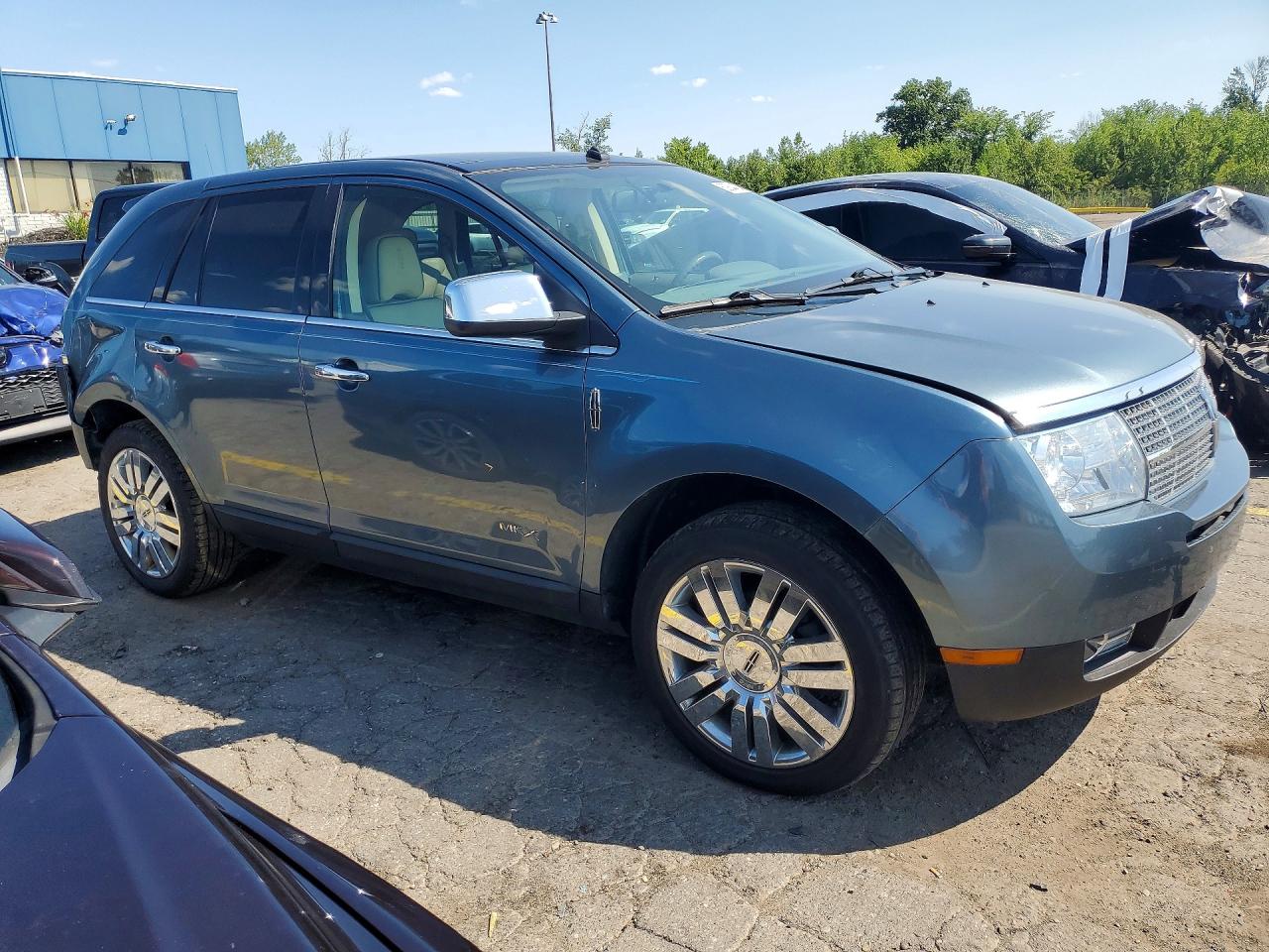 2010 Lincoln Mkx Blue vin: 2LMDJ6JC1ABJ01476