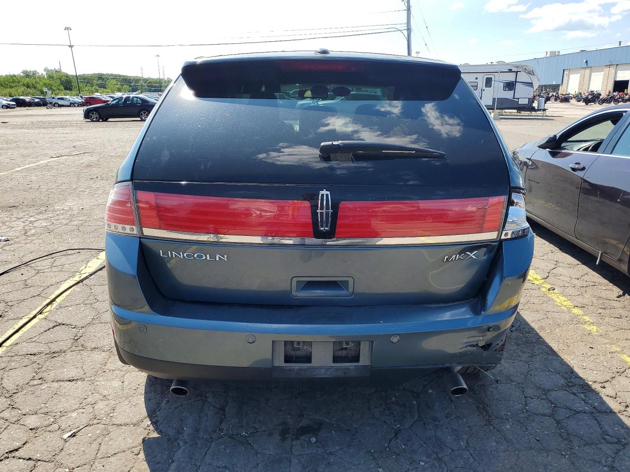 2010 Lincoln Mkx Blue vin: 2LMDJ6JC1ABJ01476