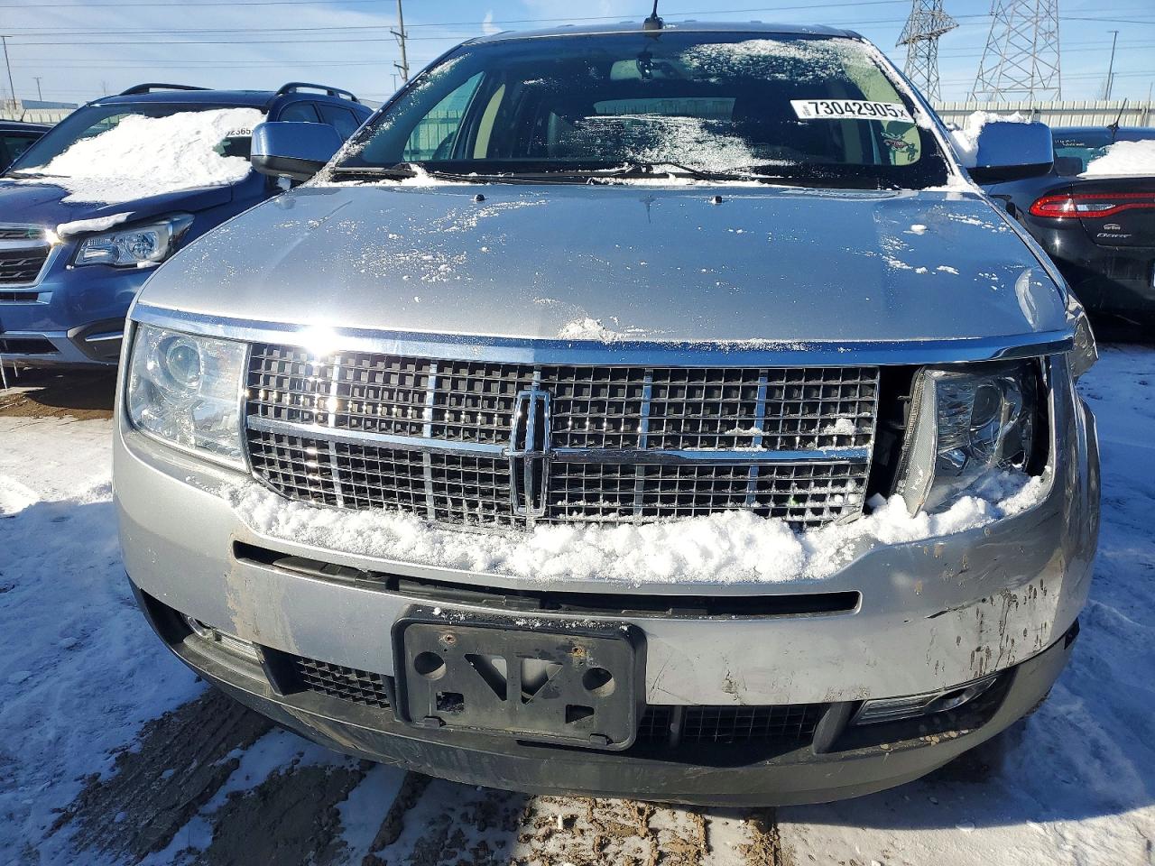 2010 Lincoln Mkx Silver vin: 2LMDJ6JC1ABJ03888