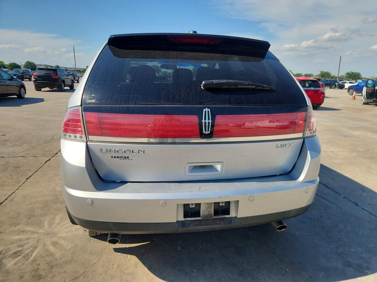 2010 Lincoln Mkx Silver vin: 2LMDJ6JC1ABJ23249