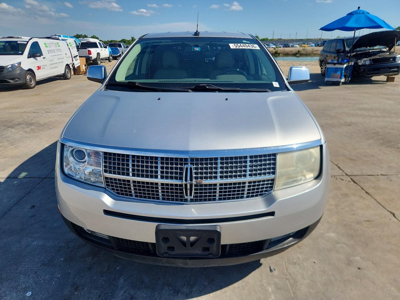 2010 Lincoln Mkx Silver vin: 2LMDJ6JC1ABJ23249