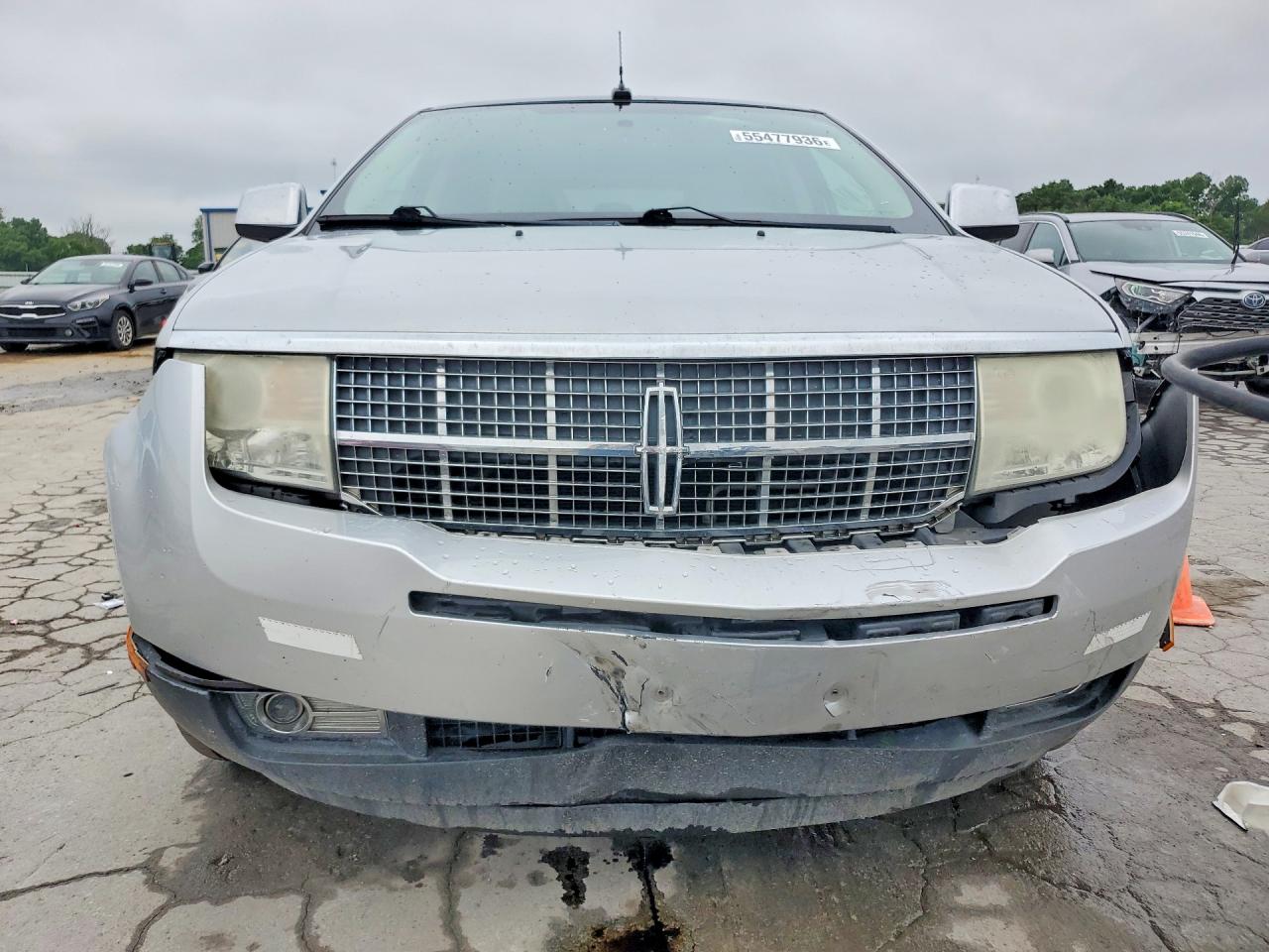 2010 Lincoln Mkx Silver vin: 2LMDJ6JC2ABJ15998