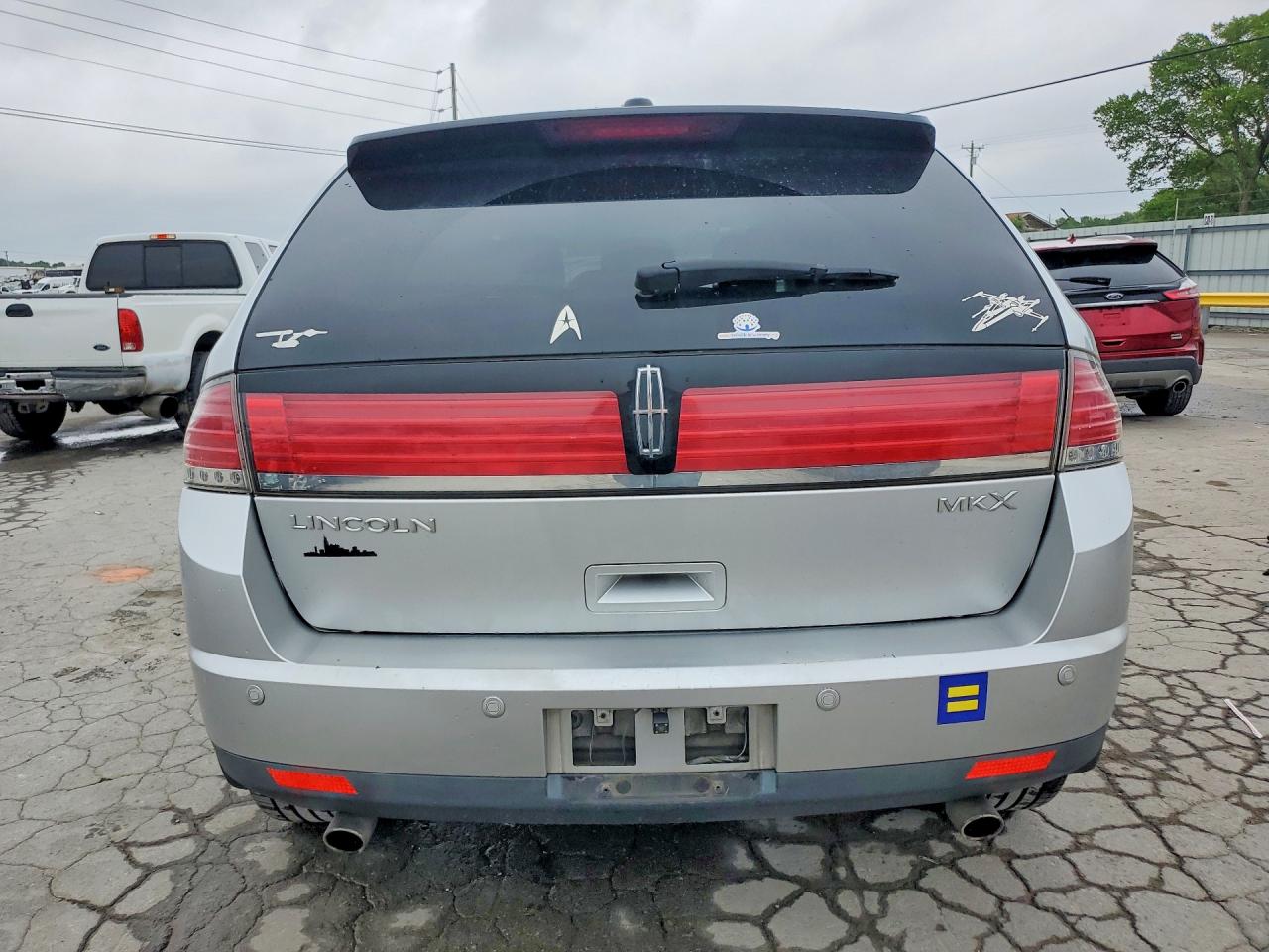 2010 Lincoln Mkx Silver vin: 2LMDJ6JC2ABJ15998