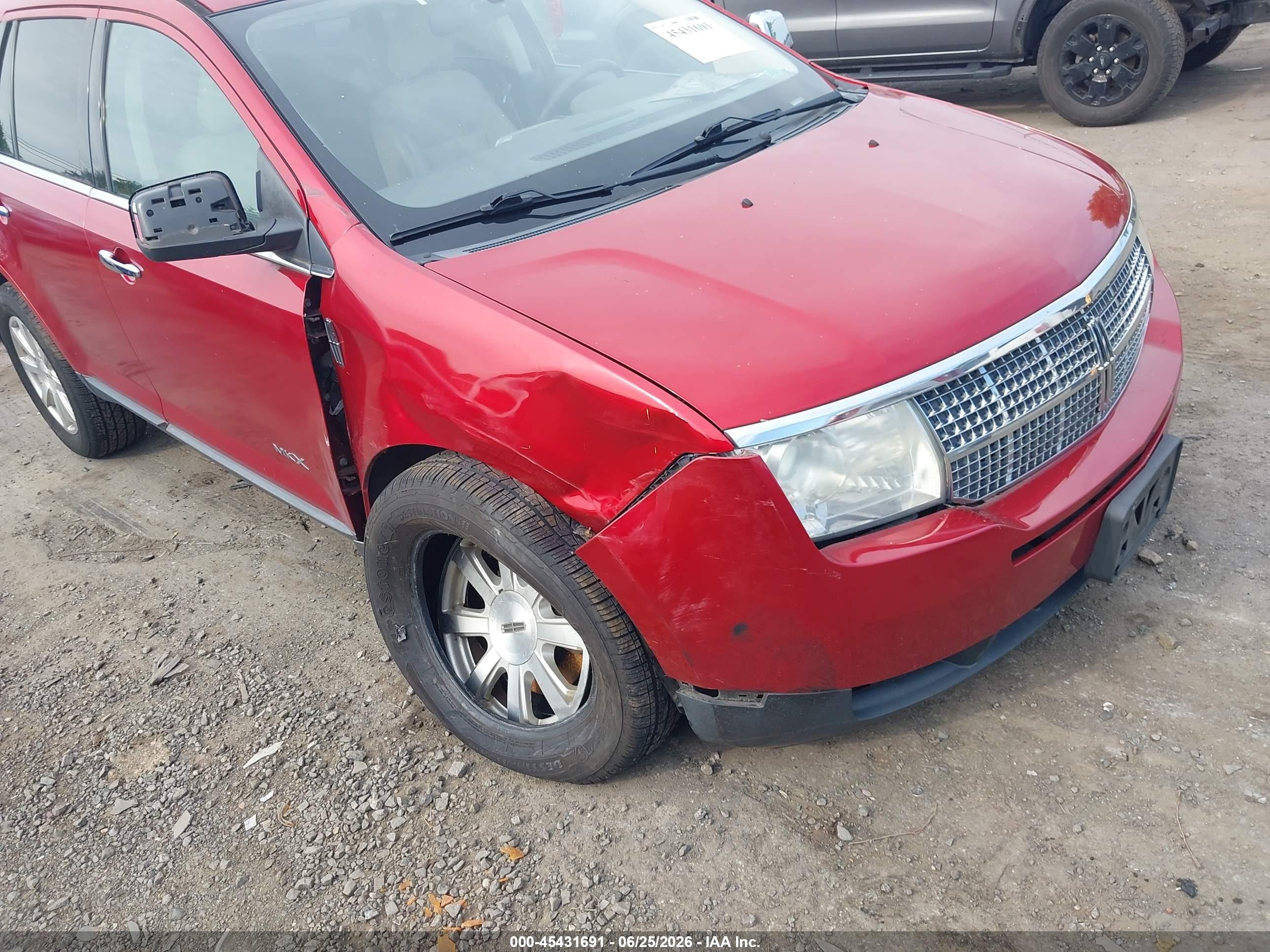2010 Lincoln Mkx   Red vin: 2LMDJ6JC3ABJ01334