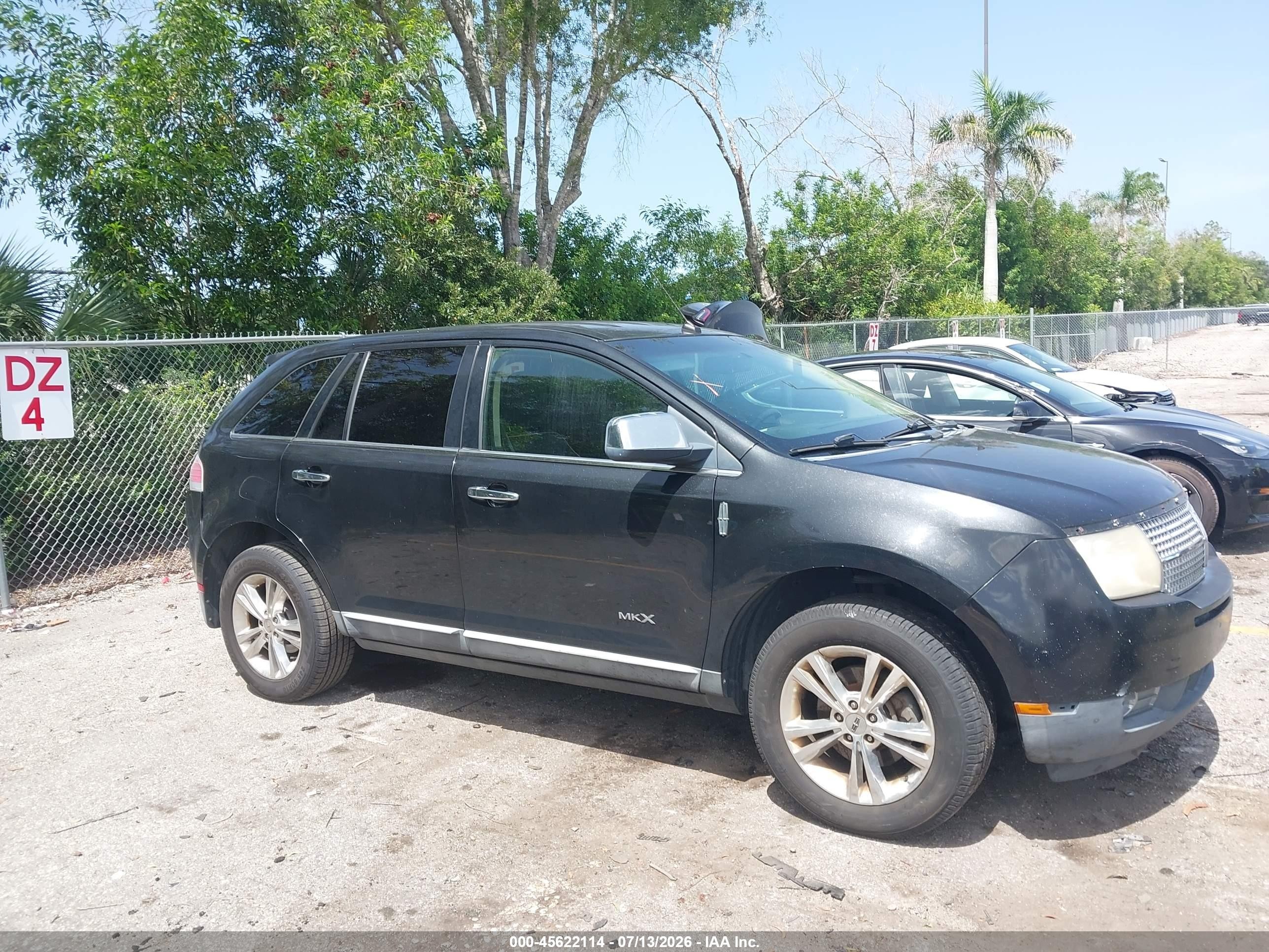 2010 Lincoln Mkx   Black vin: 2LMDJ6JC4ABJ30048