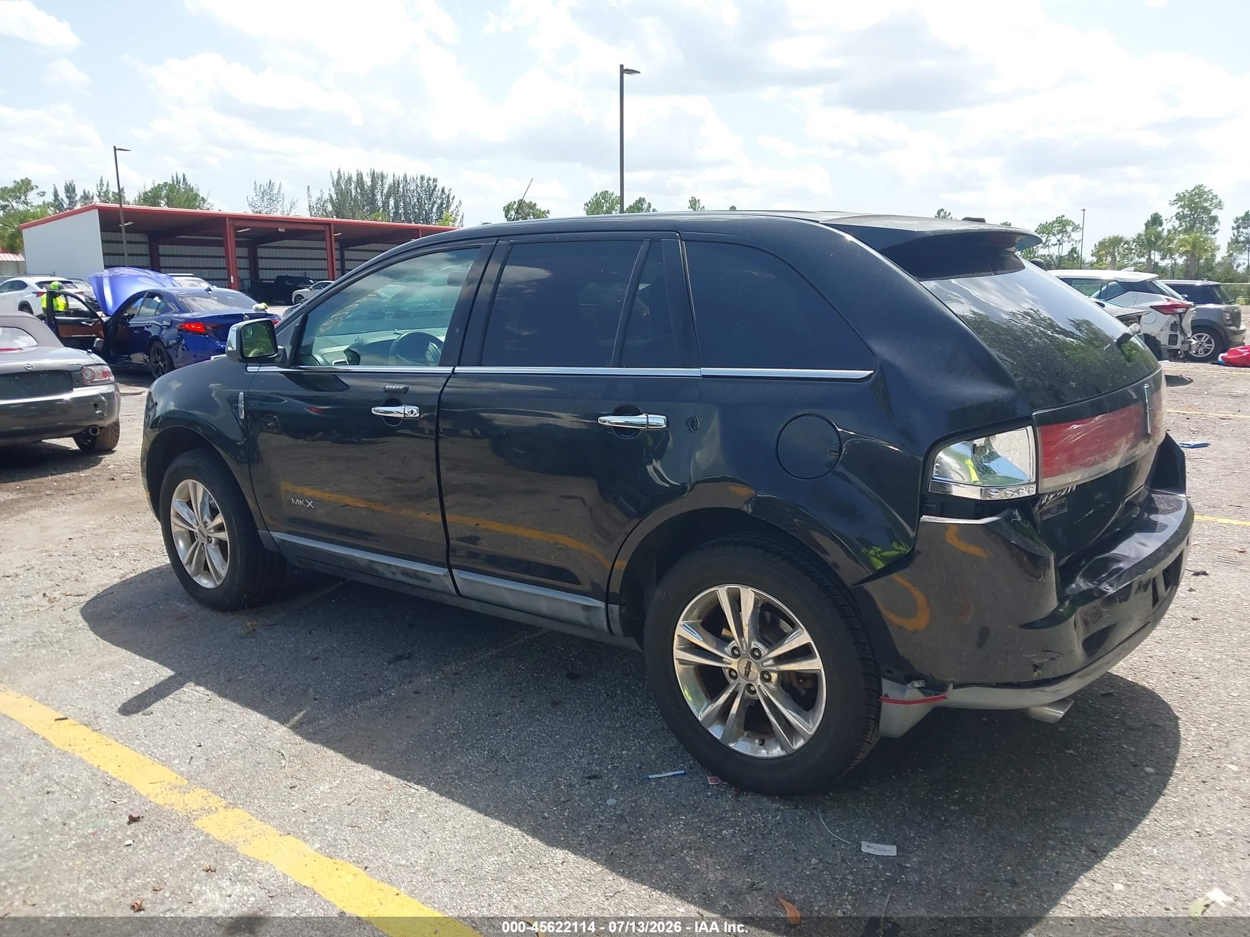 2010 Lincoln Mkx   Black vin: 2LMDJ6JC4ABJ30048