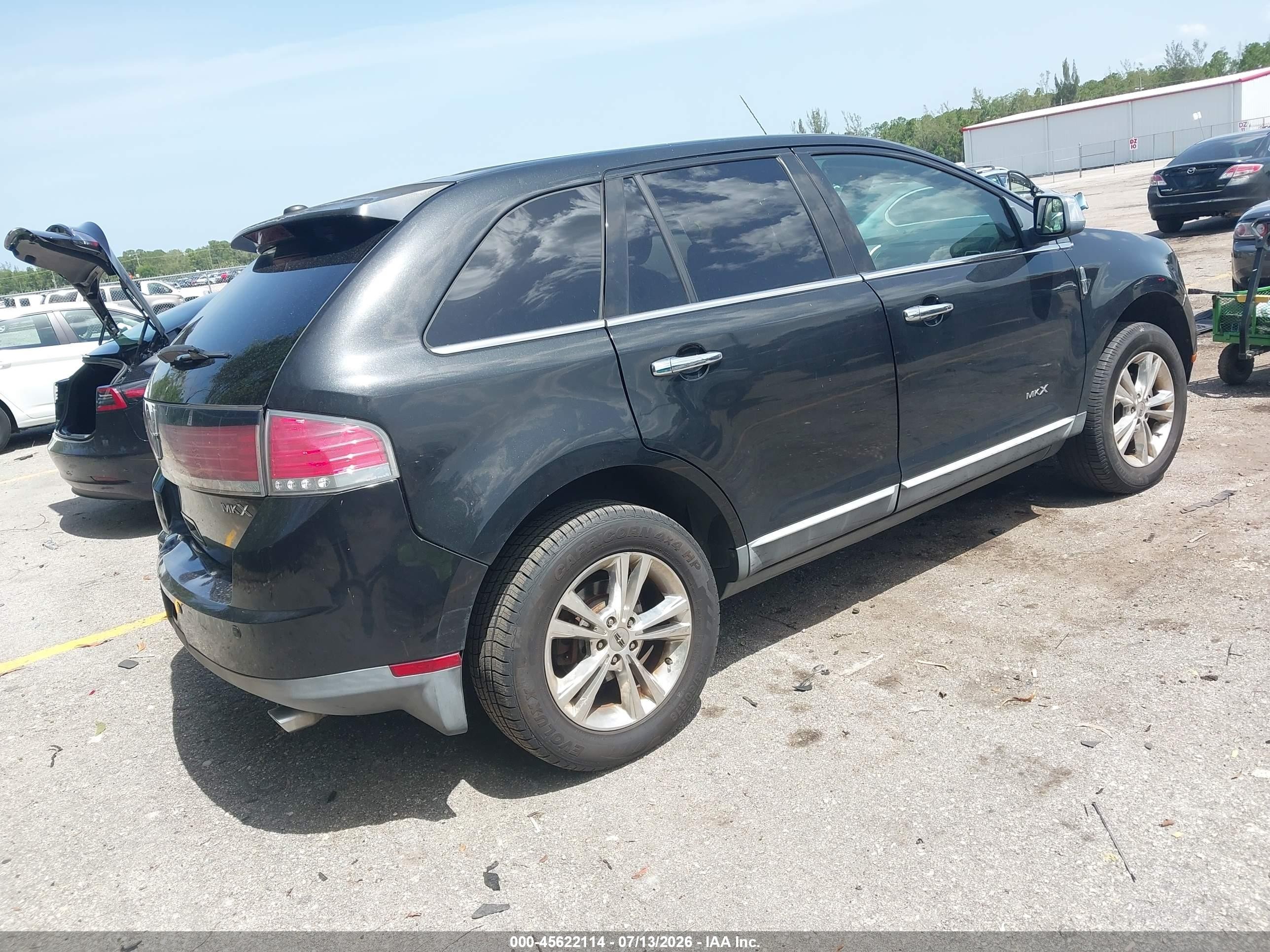 2010 Lincoln Mkx   Black vin: 2LMDJ6JC4ABJ30048