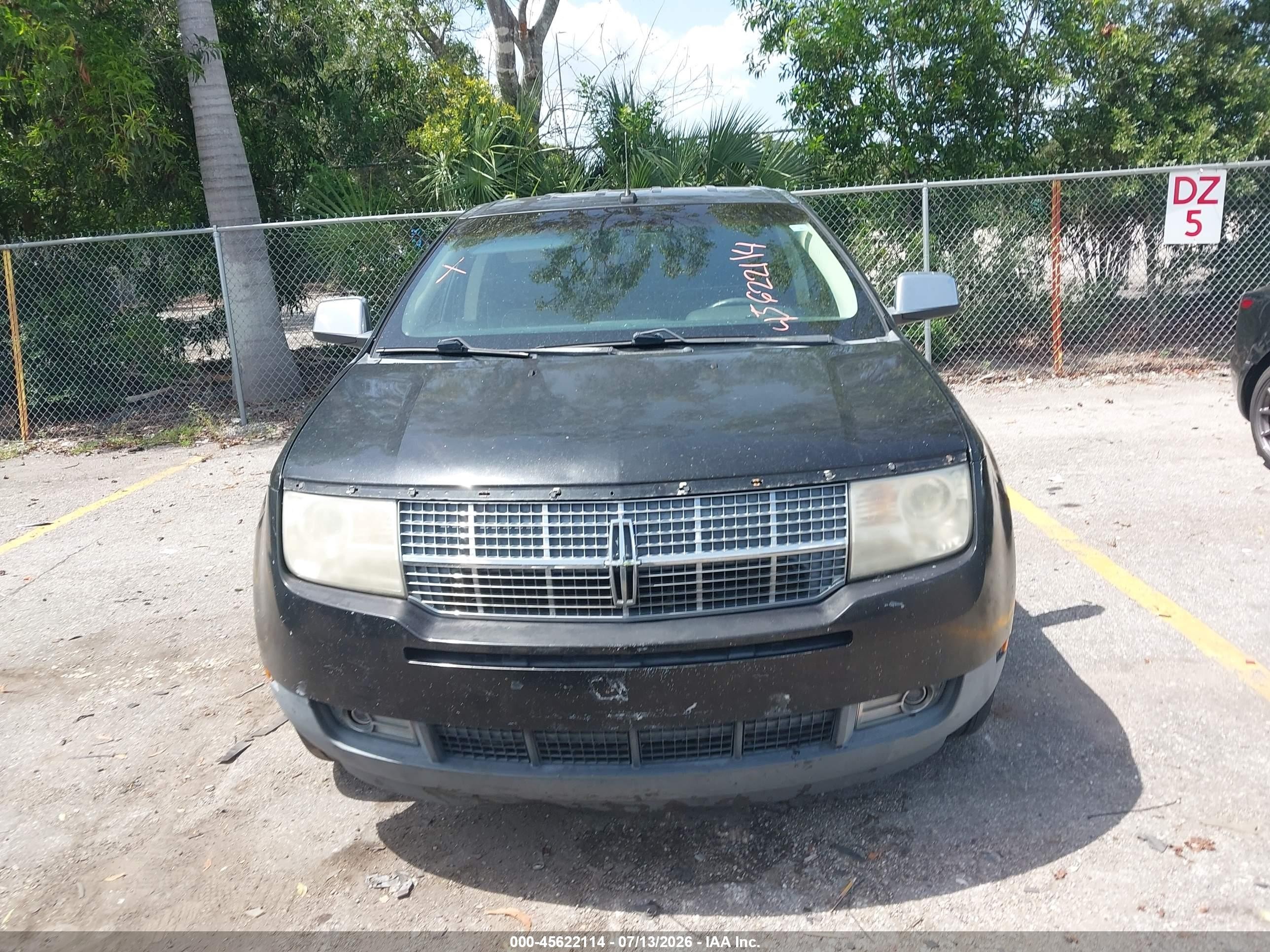 2010 Lincoln Mkx   Black vin: 2LMDJ6JC4ABJ30048