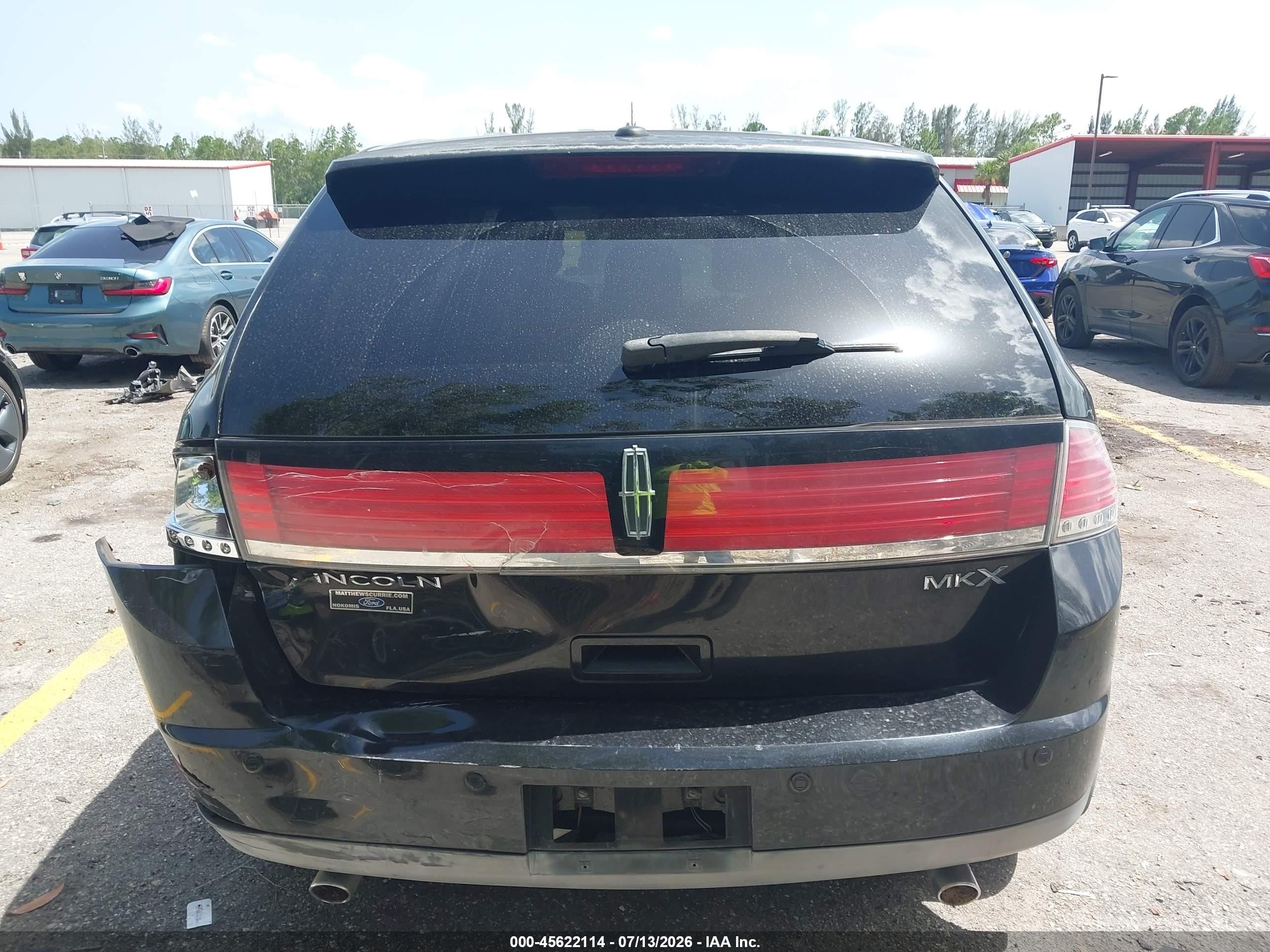 2010 Lincoln Mkx   Black vin: 2LMDJ6JC4ABJ30048