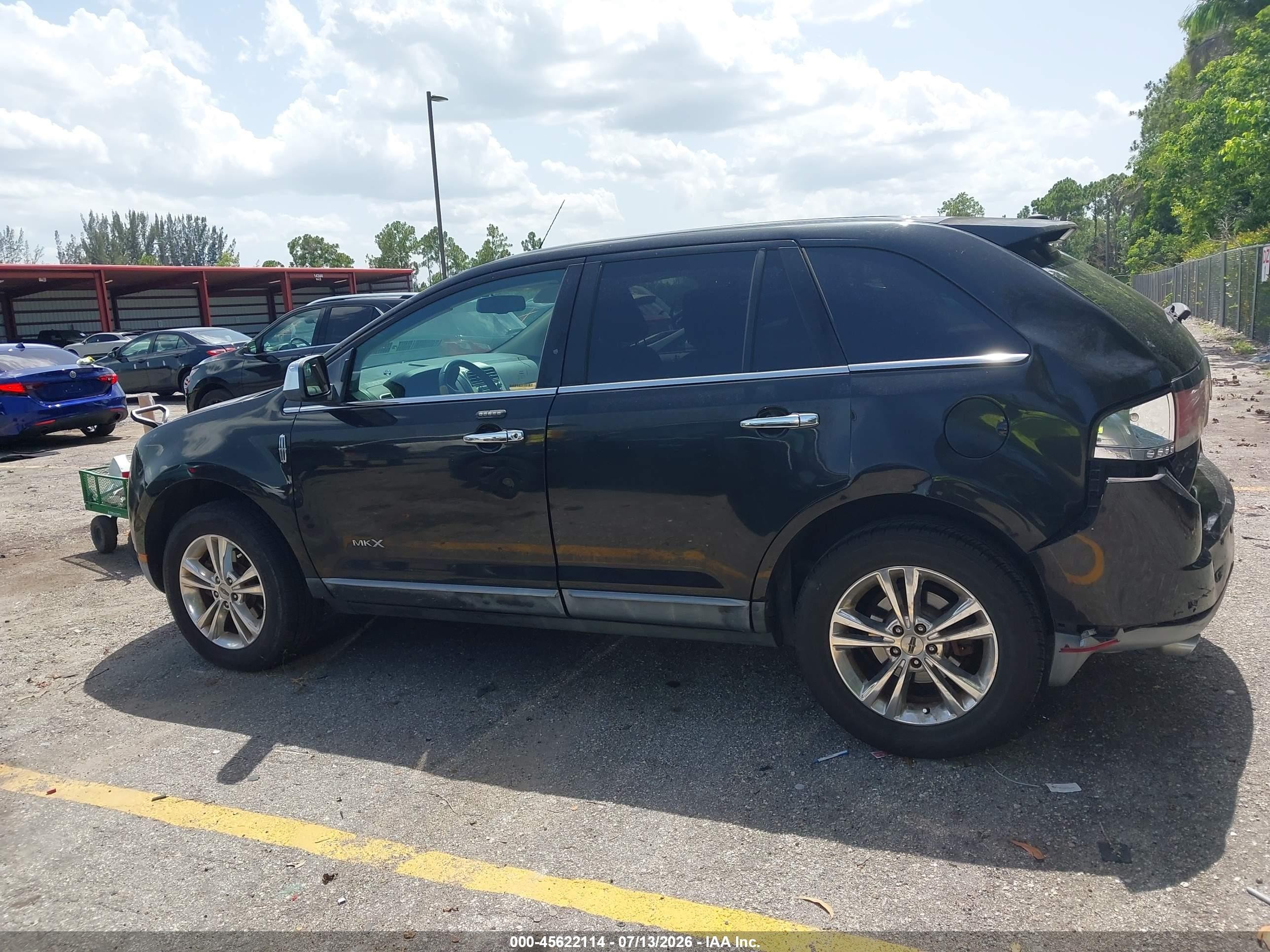 2010 Lincoln Mkx   Black vin: 2LMDJ6JC4ABJ30048