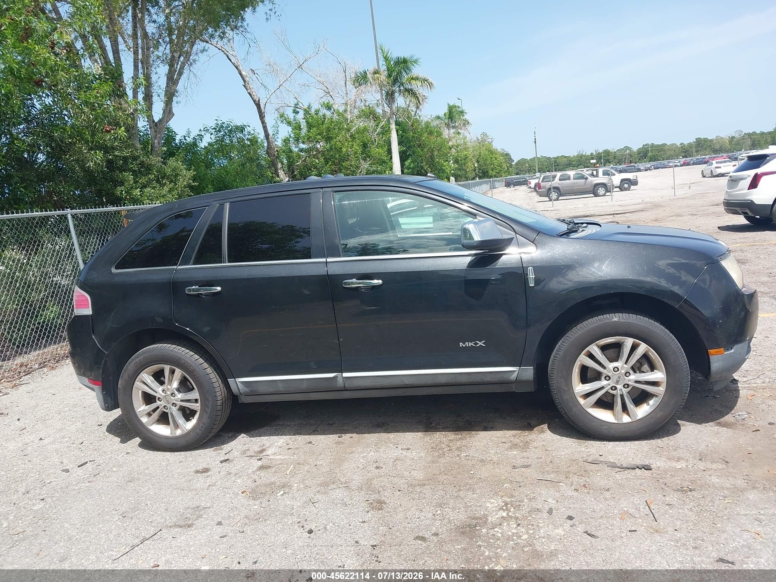 2010 Lincoln Mkx   Black vin: 2LMDJ6JC4ABJ30048