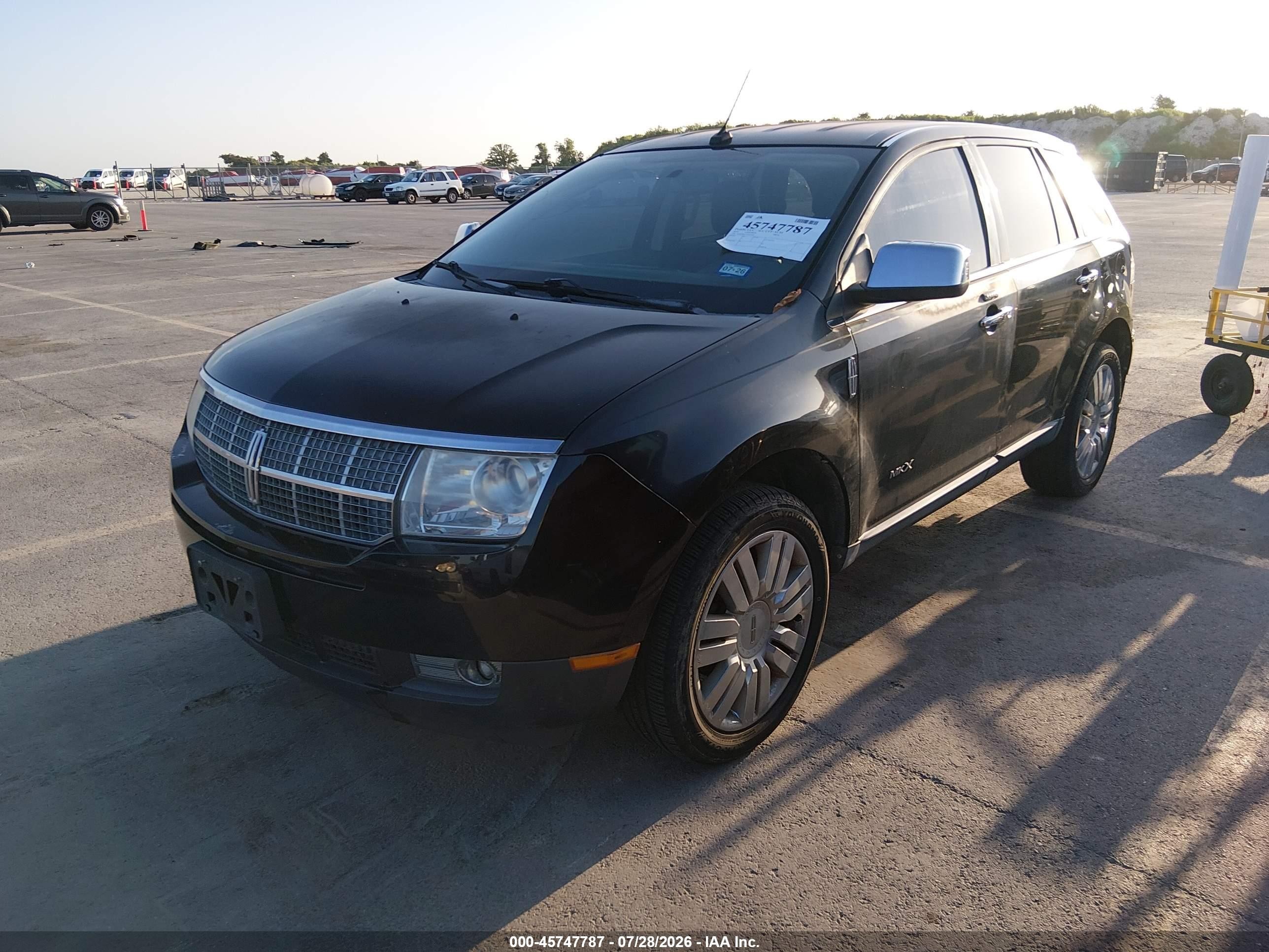 2010 Lincoln Mkx   Black vin: 2LMDJ6JC5ABJ07099