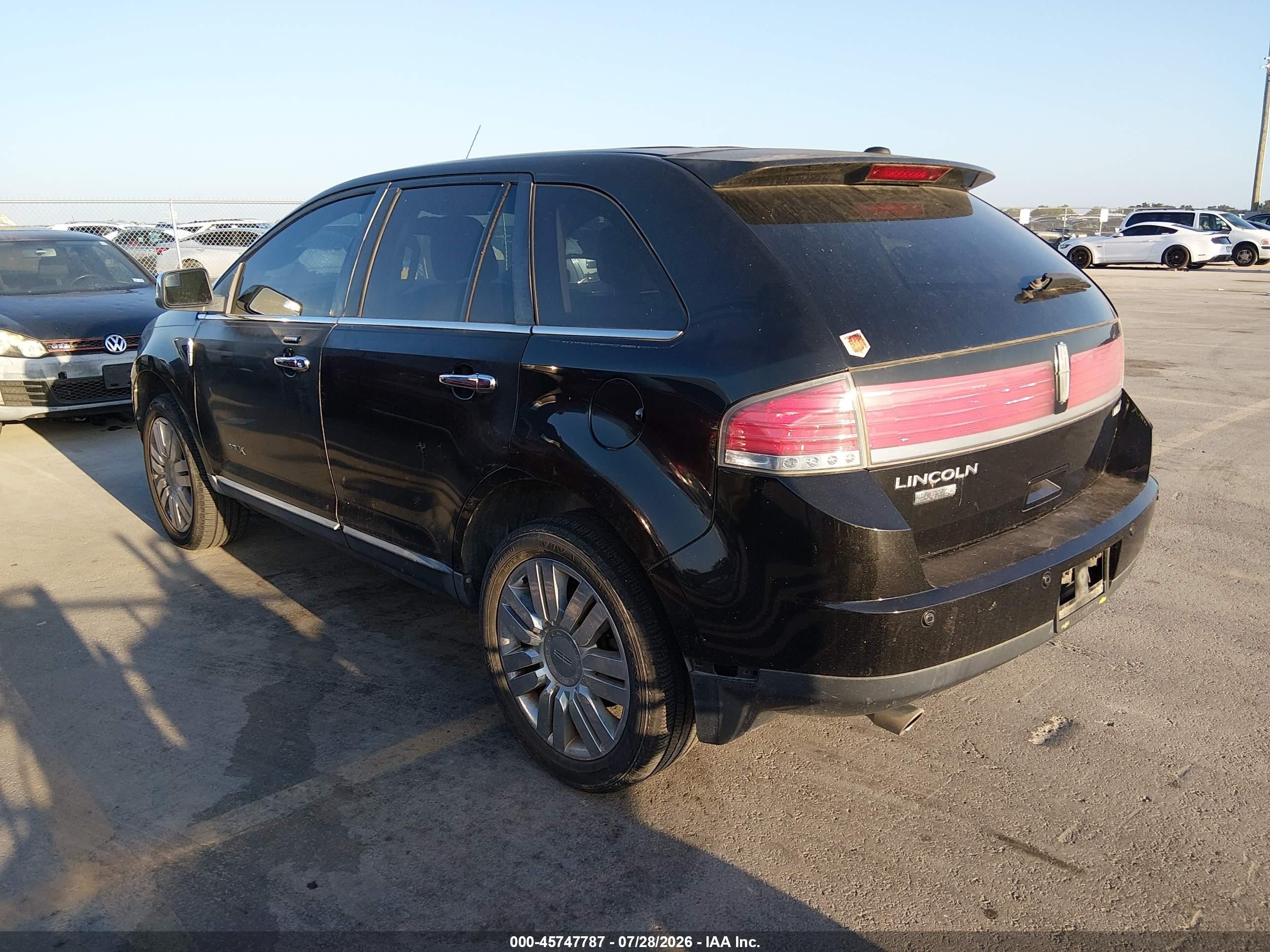 2010 Lincoln Mkx   Black vin: 2LMDJ6JC5ABJ07099