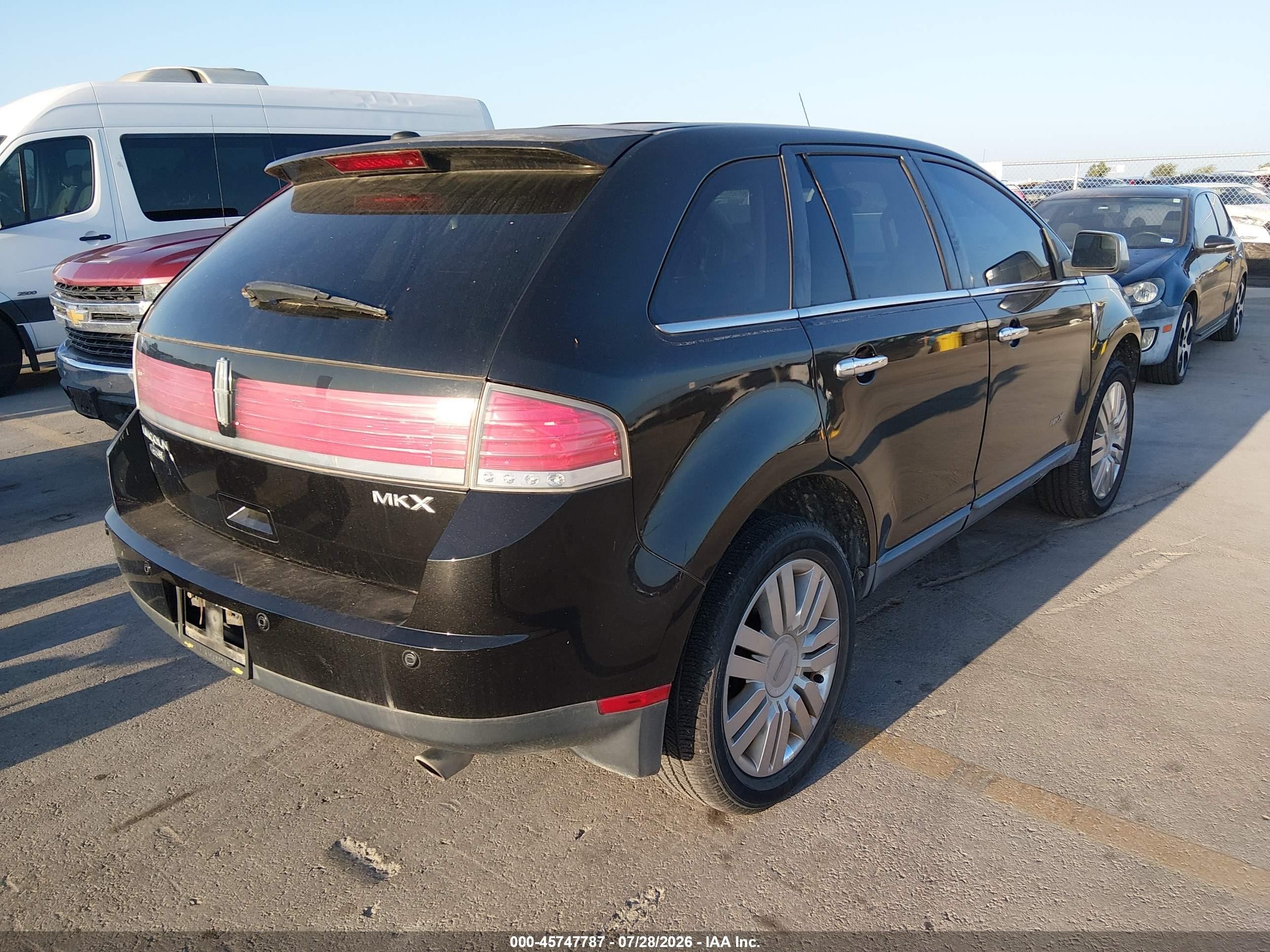 2010 Lincoln Mkx   Black vin: 2LMDJ6JC5ABJ07099