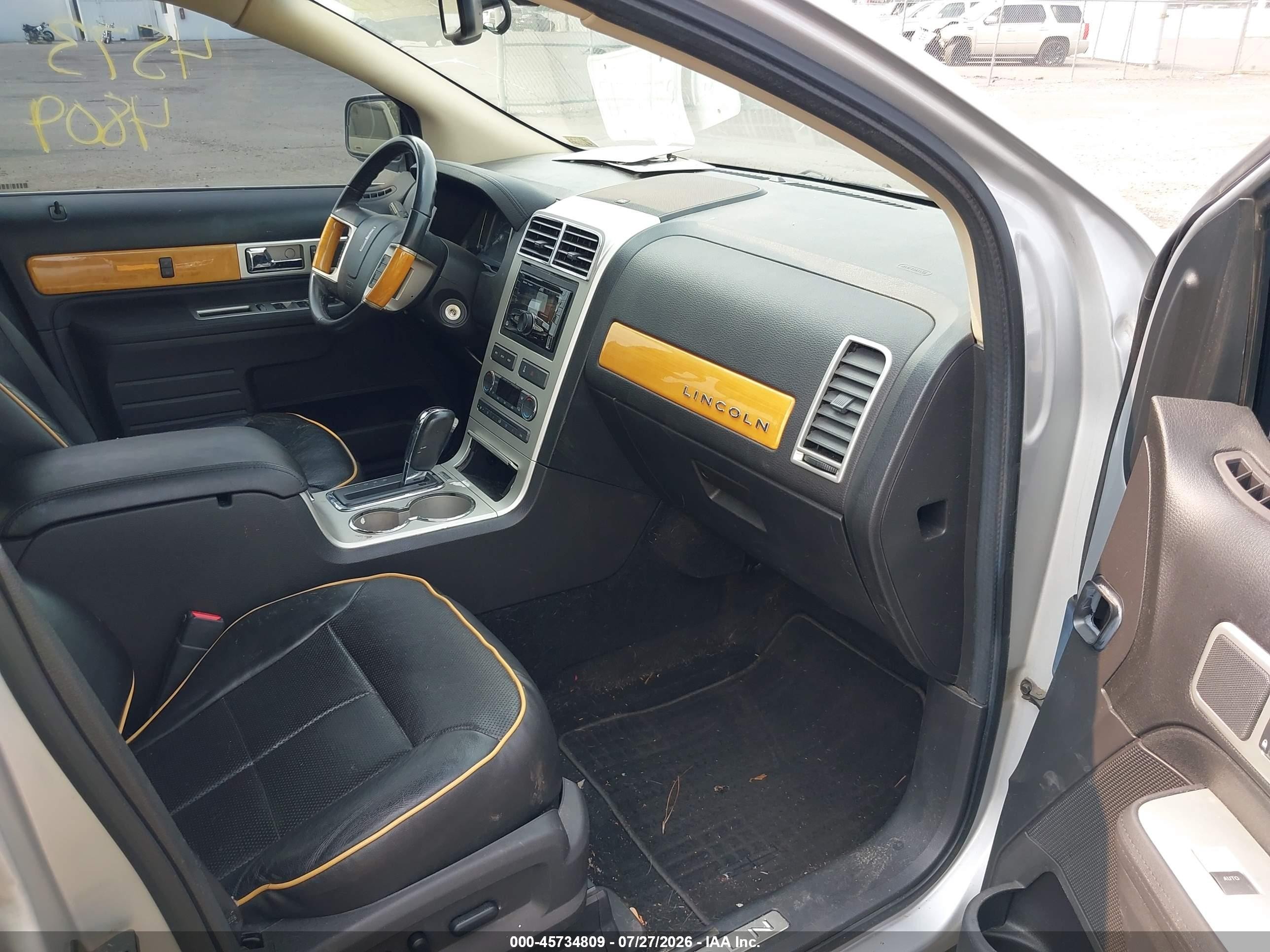 2010 Lincoln Mkx   Silver vin: 2LMDJ6JC5ABJ07782