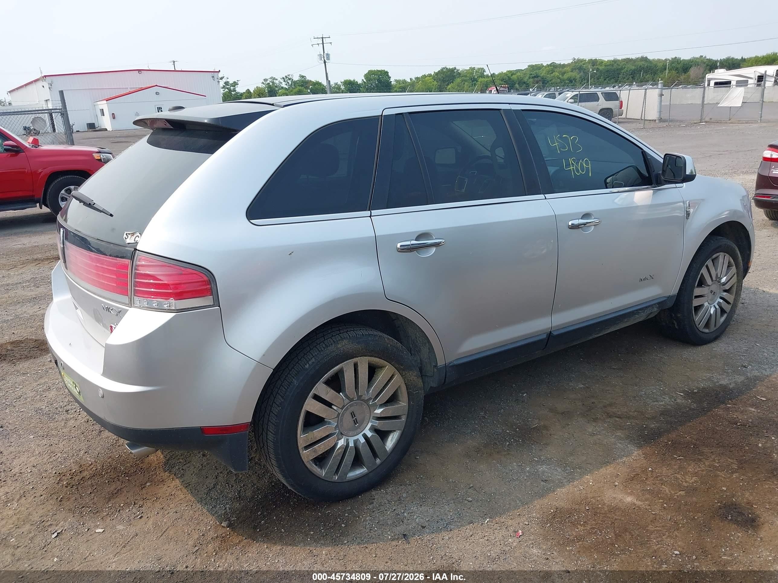 2010 Lincoln Mkx   Silver vin: 2LMDJ6JC5ABJ07782