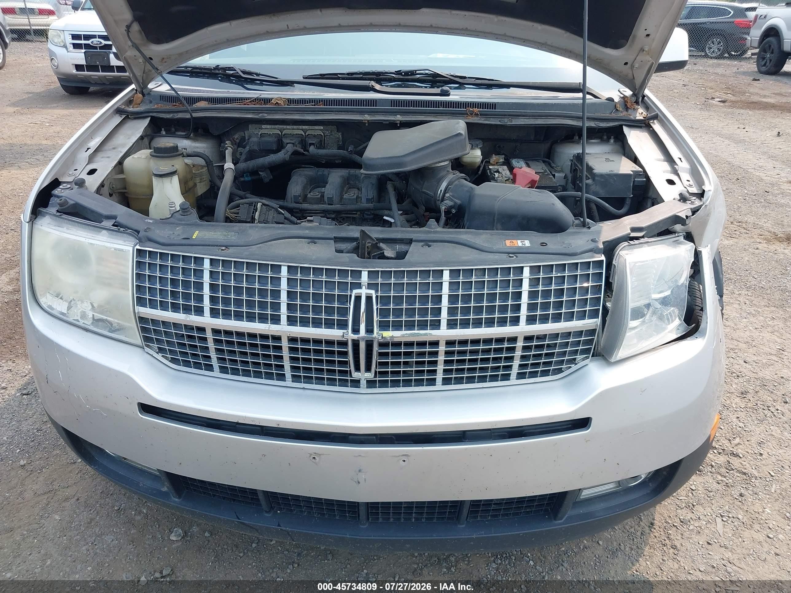 2010 Lincoln Mkx   Silver vin: 2LMDJ6JC5ABJ07782