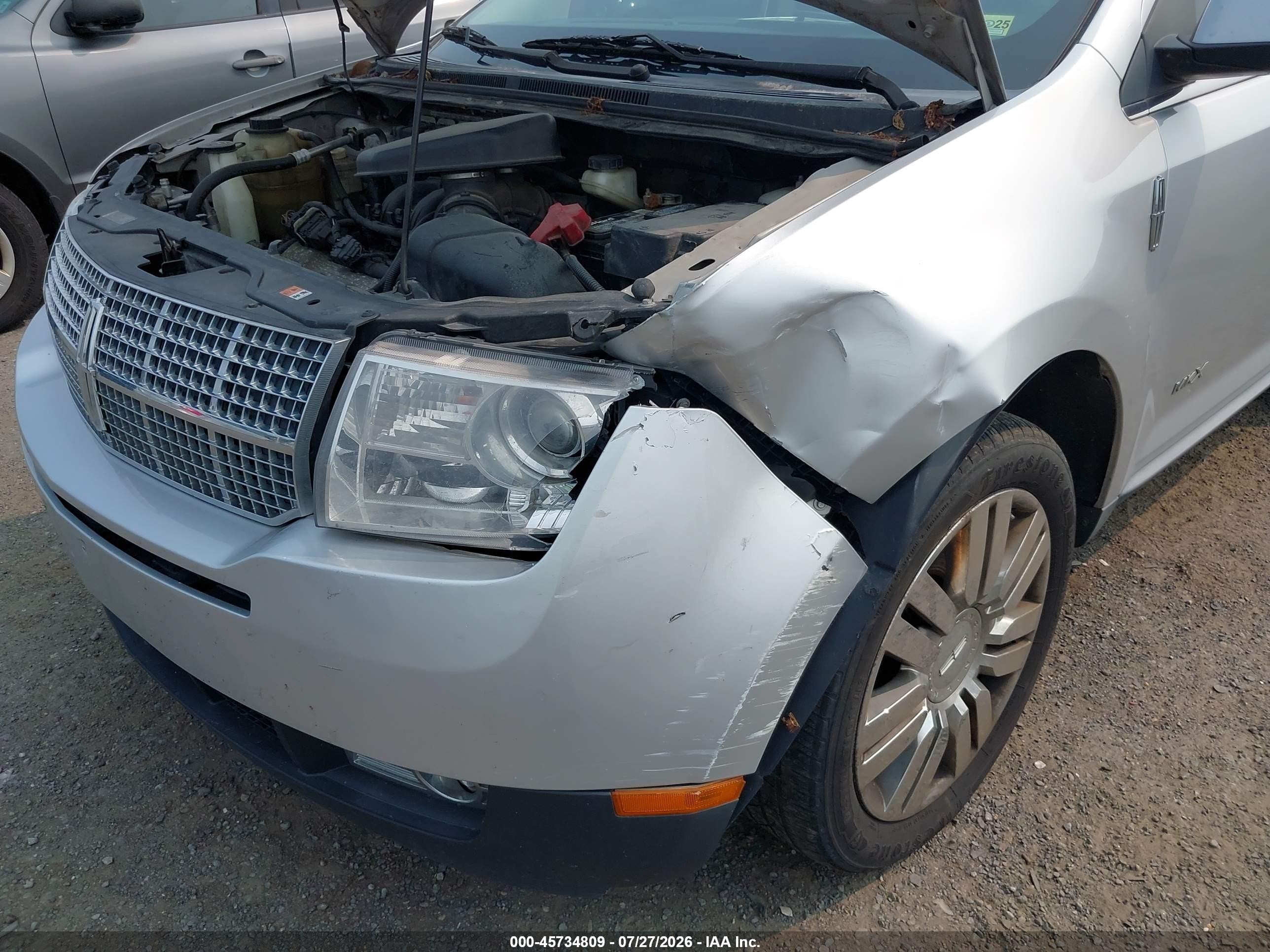 2010 Lincoln Mkx   Silver vin: 2LMDJ6JC5ABJ07782