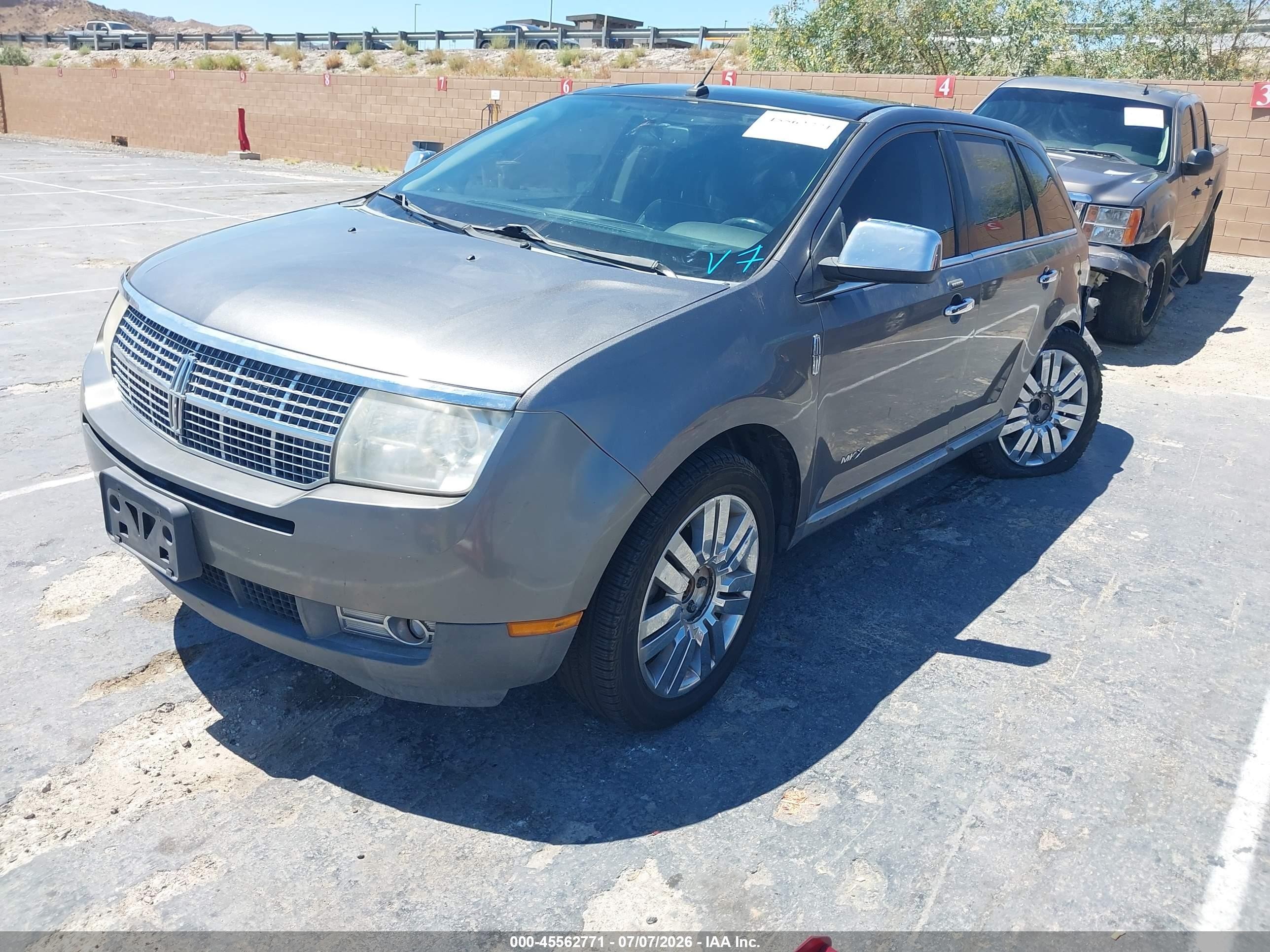2010 Lincoln Mkx   Gray vin: 2LMDJ6JC5ABJ22167