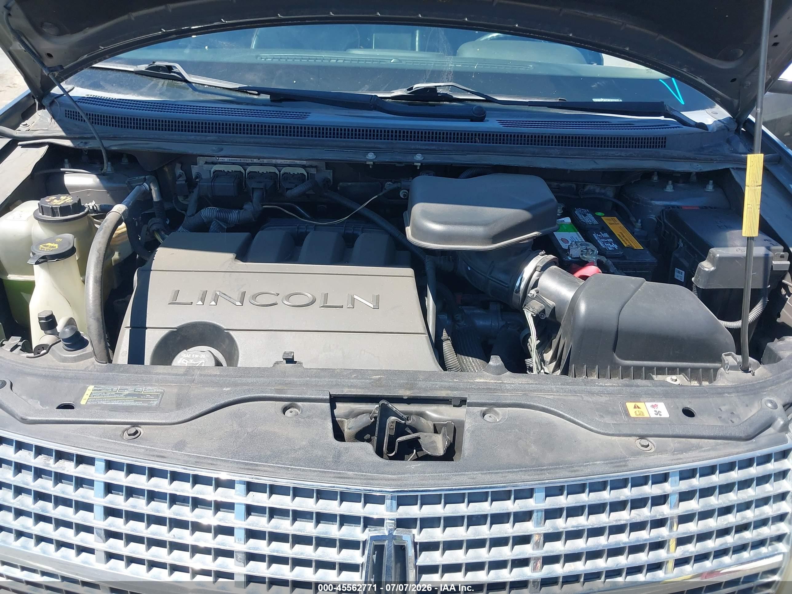 2010 Lincoln Mkx   Gray vin: 2LMDJ6JC5ABJ22167