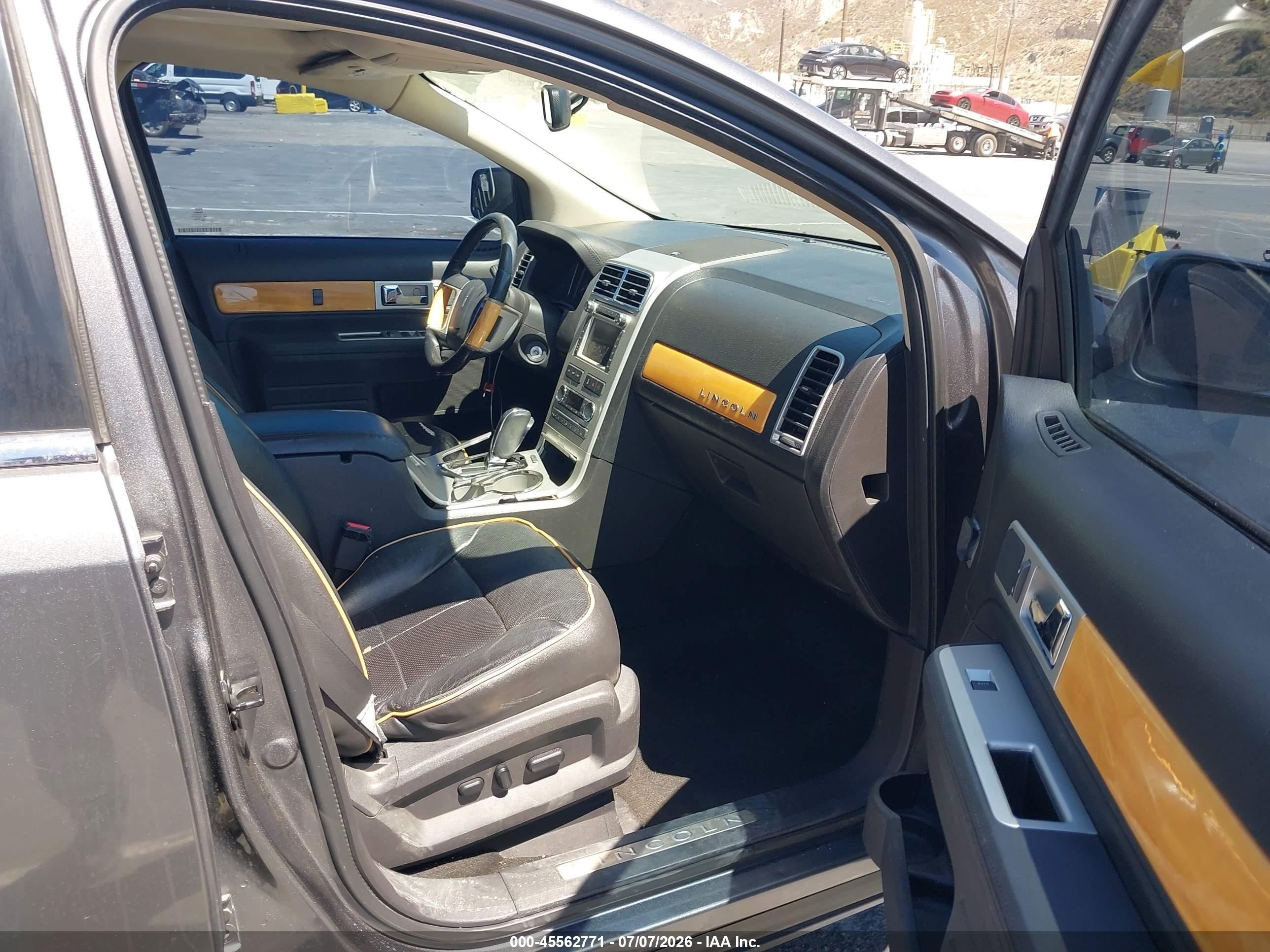 2010 Lincoln Mkx   Gray vin: 2LMDJ6JC5ABJ22167
