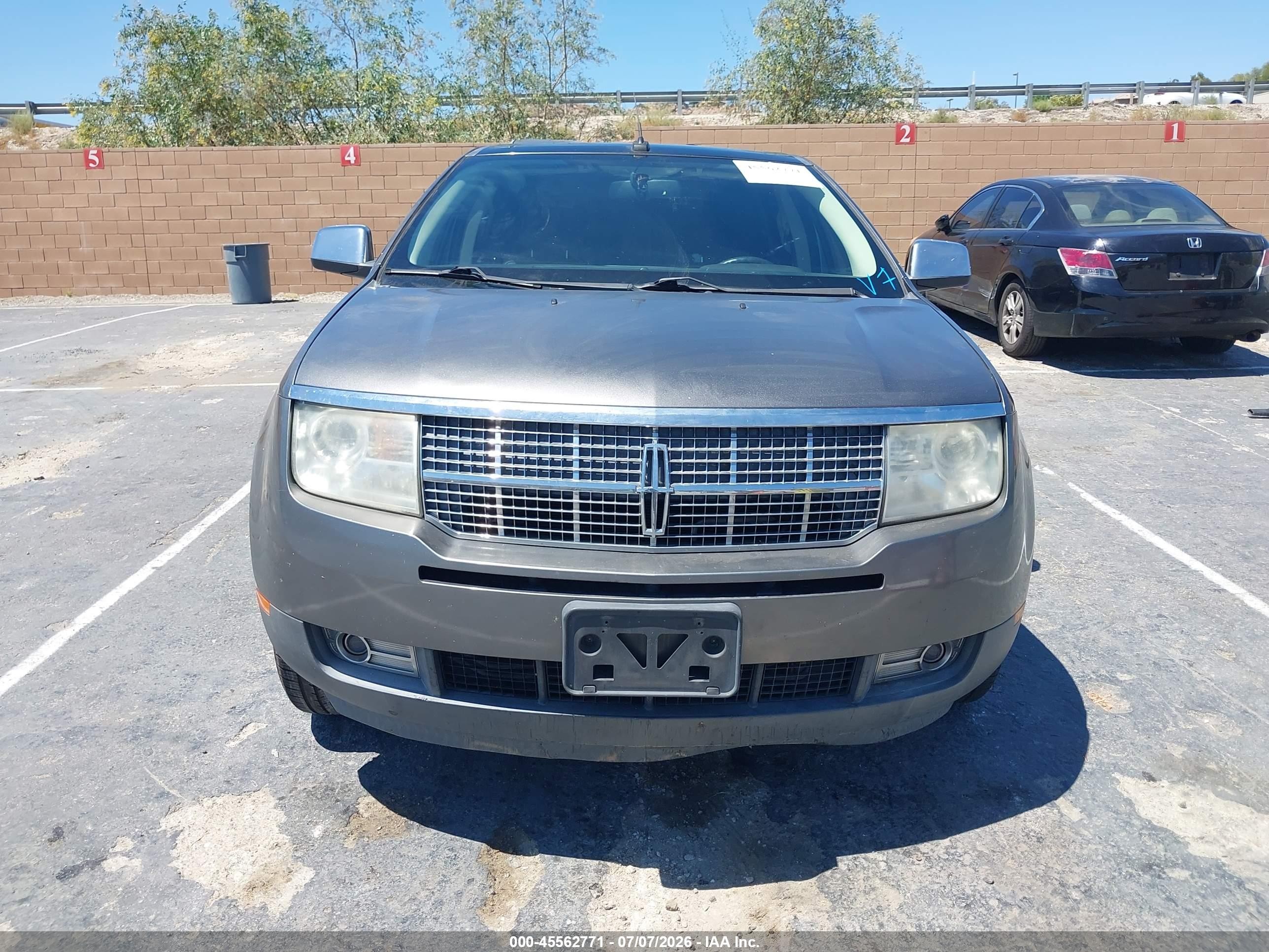 2010 Lincoln Mkx   Gray vin: 2LMDJ6JC5ABJ22167