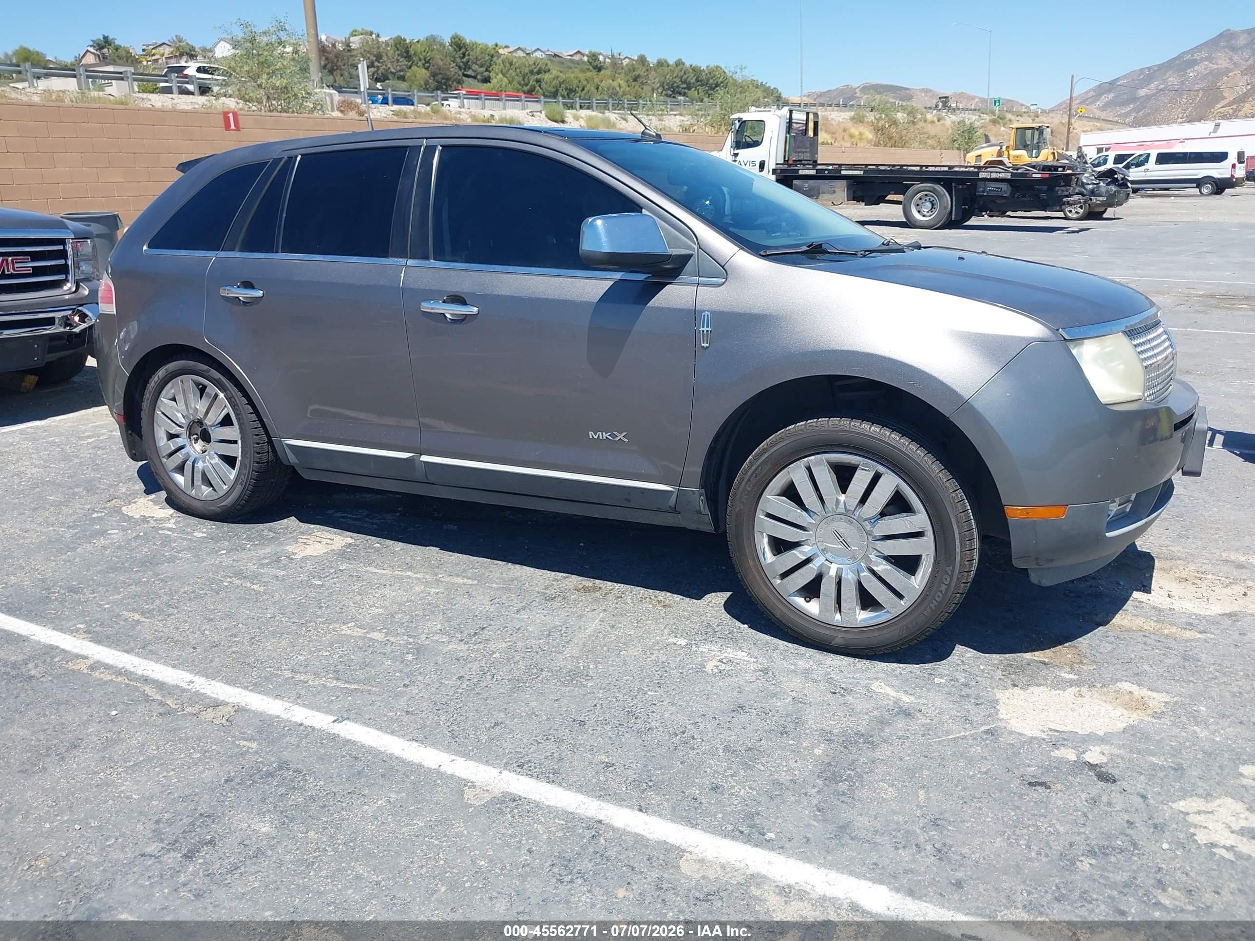 2010 Lincoln Mkx   Gray vin: 2LMDJ6JC5ABJ22167