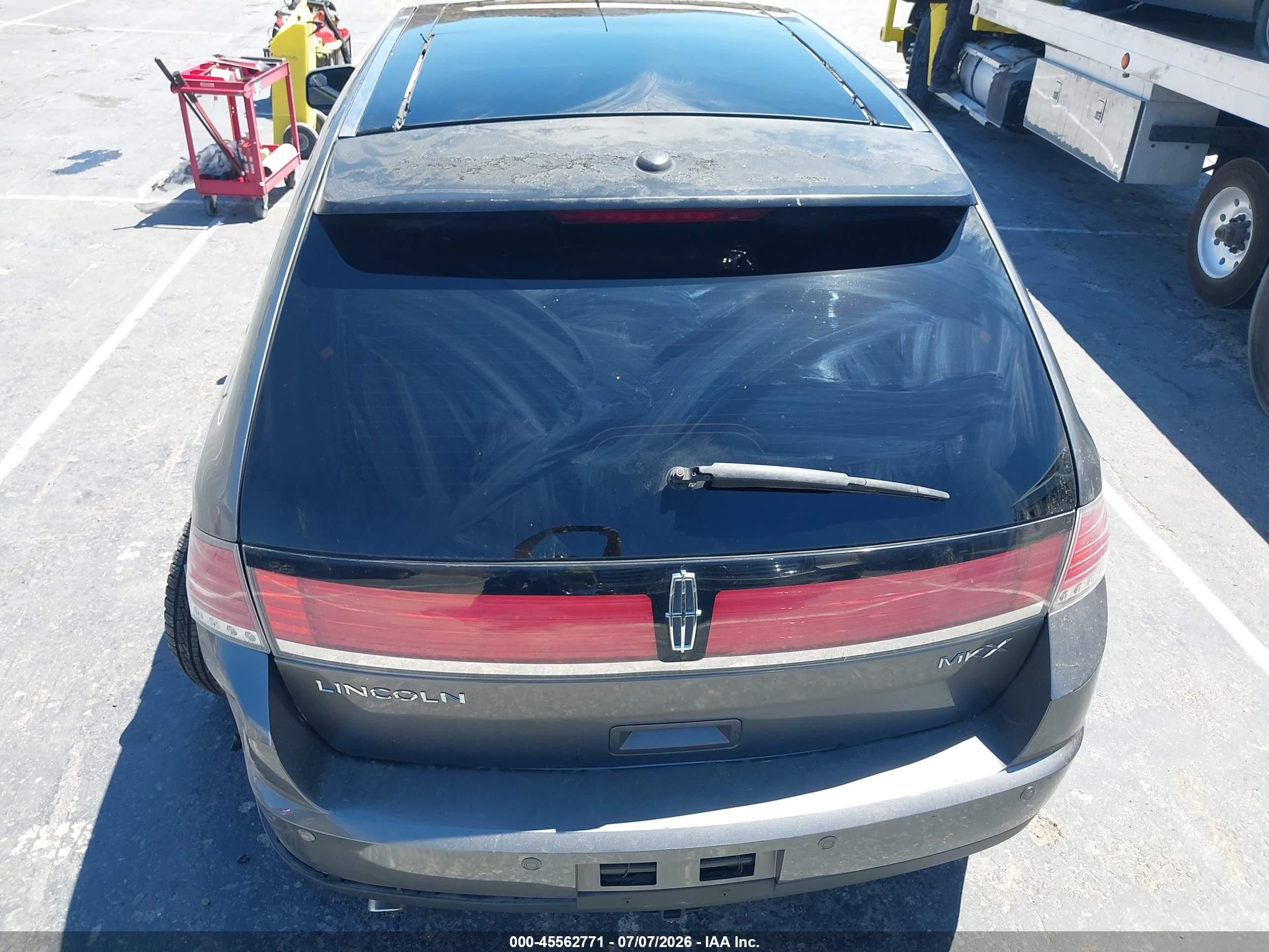 2010 Lincoln Mkx   Gray vin: 2LMDJ6JC5ABJ22167