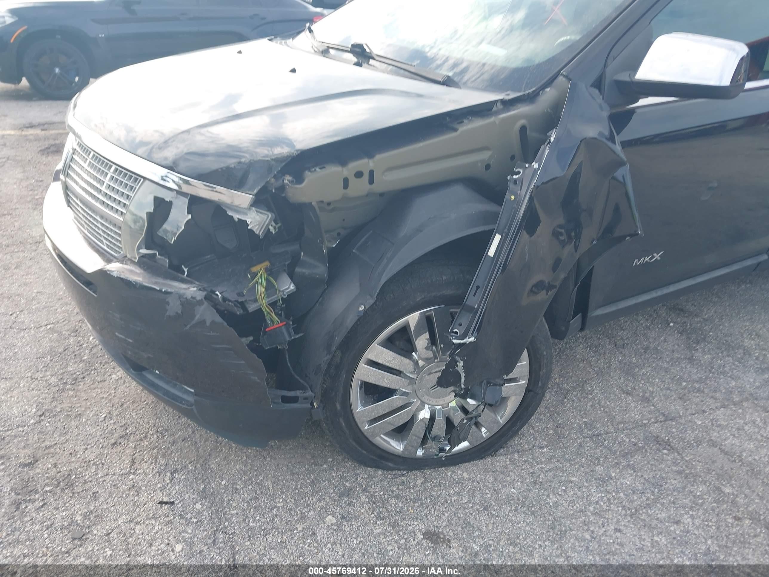 2010 Lincoln Mkx   Black vin: 2LMDJ6JC6ABJ20072