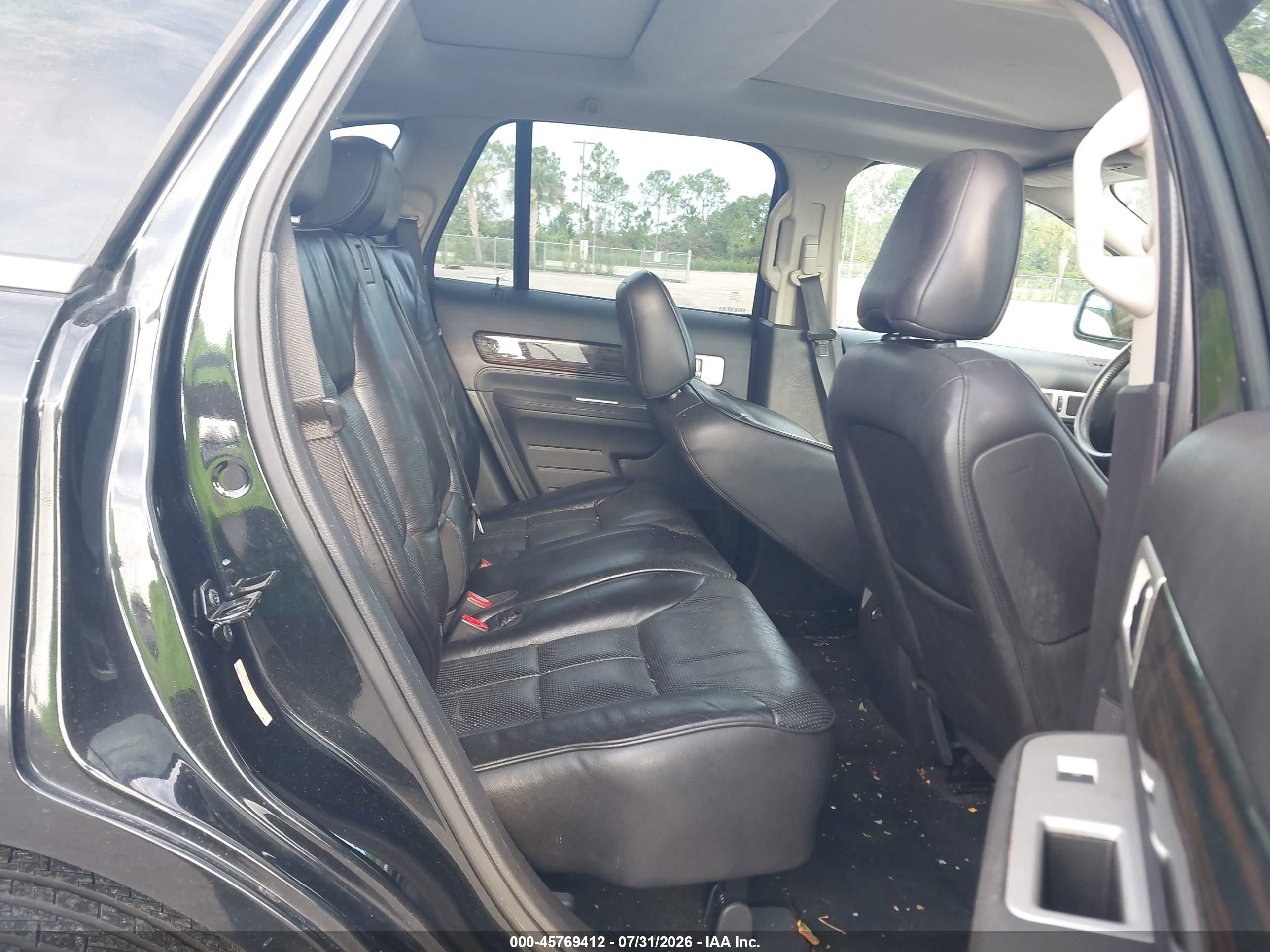 2010 Lincoln Mkx   Black vin: 2LMDJ6JC6ABJ20072