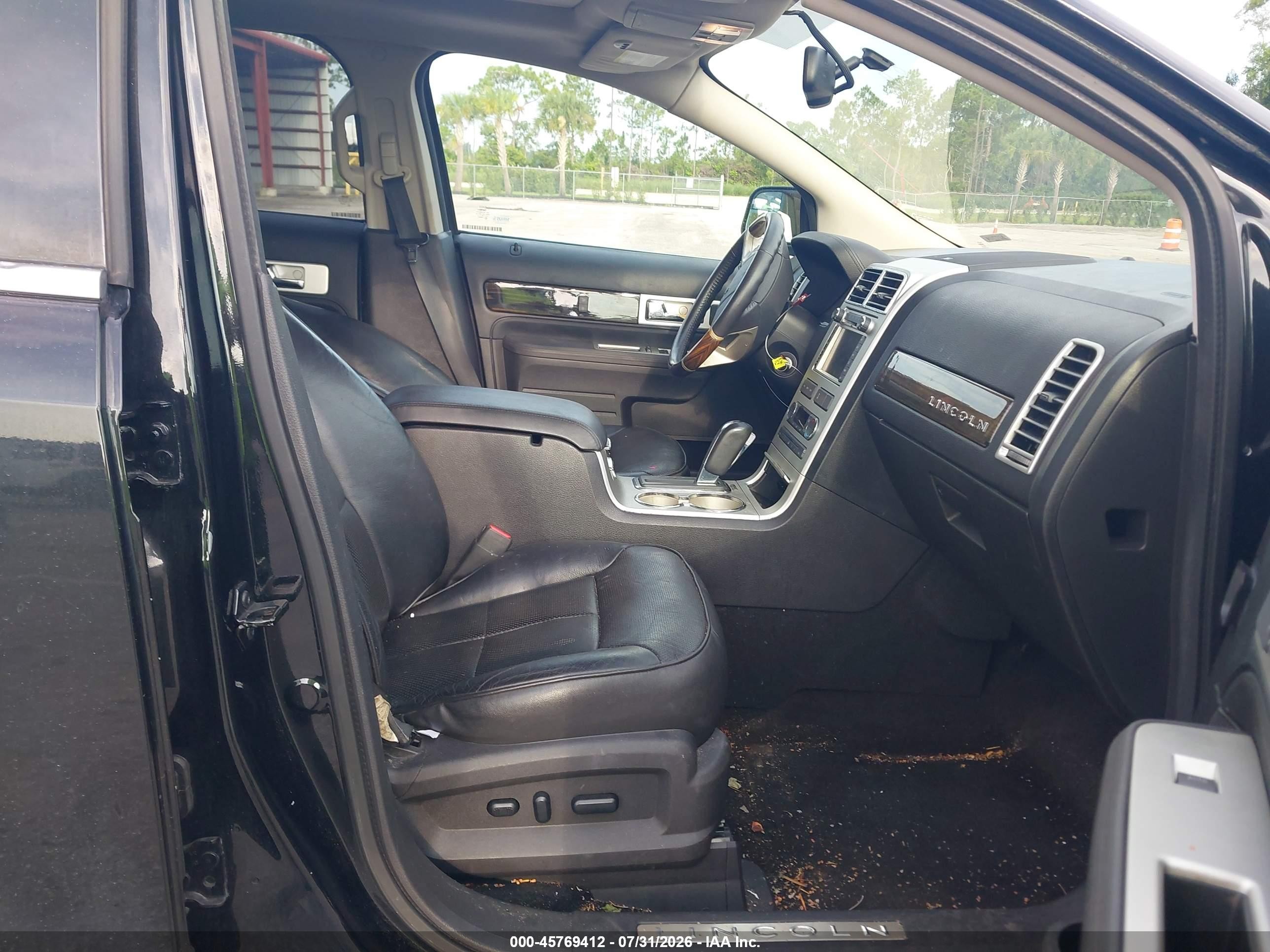 2010 Lincoln Mkx   Black vin: 2LMDJ6JC6ABJ20072