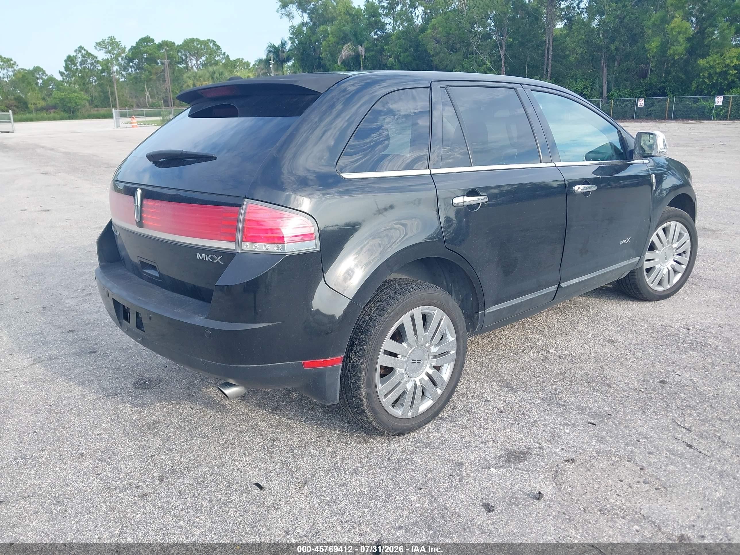 2010 Lincoln Mkx   Black vin: 2LMDJ6JC6ABJ20072