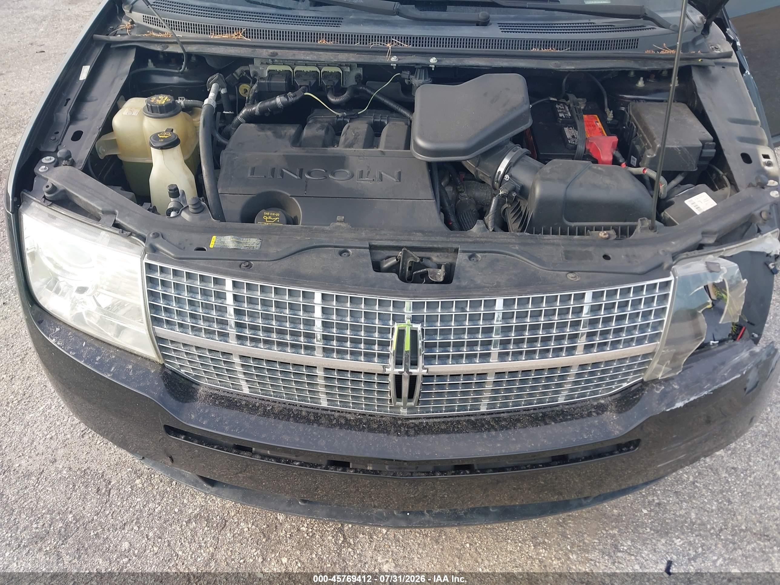 2010 Lincoln Mkx   Black vin: 2LMDJ6JC6ABJ20072