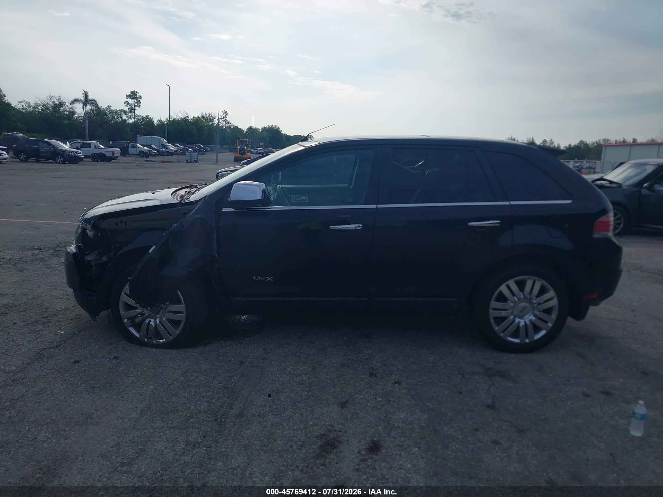2010 Lincoln Mkx   Black vin: 2LMDJ6JC6ABJ20072