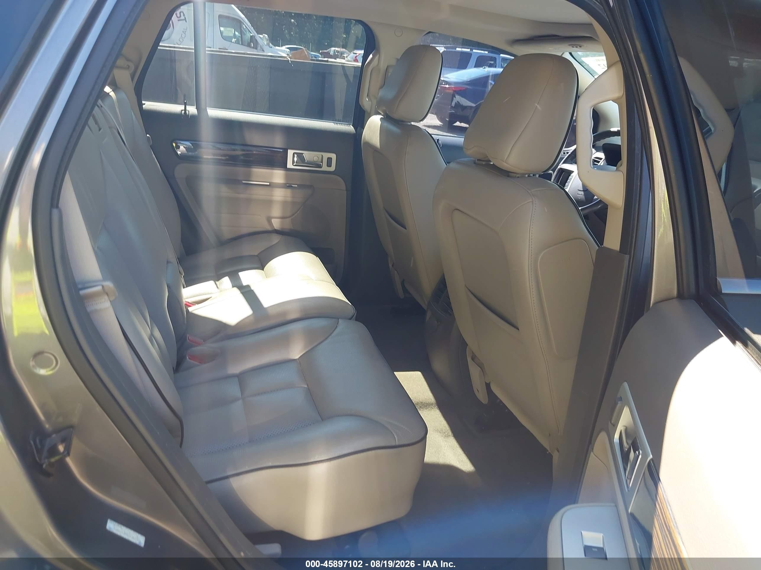 2010 Lincoln Mkx   Gray vin: 2LMDJ6JC8ABJ07923