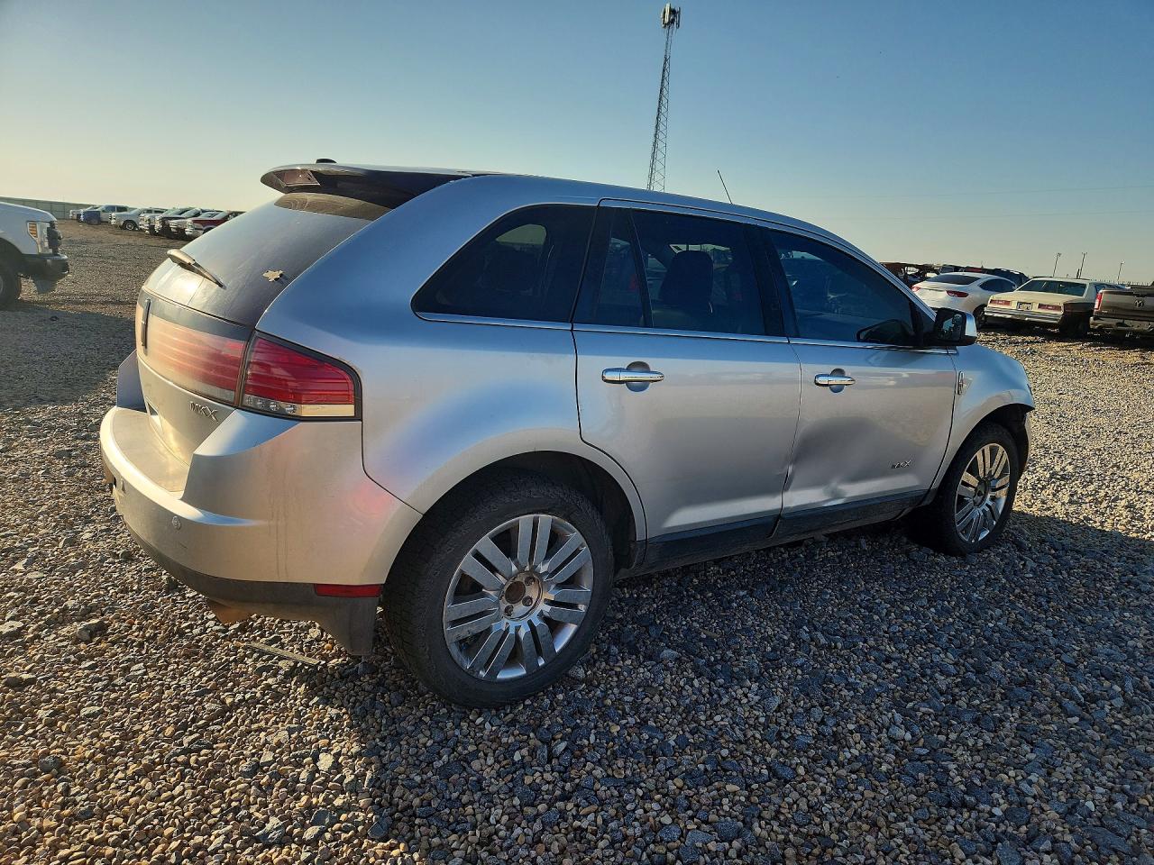 2010 Lincoln Mkx Silver vin: 2LMDJ6JC8ABJ14337