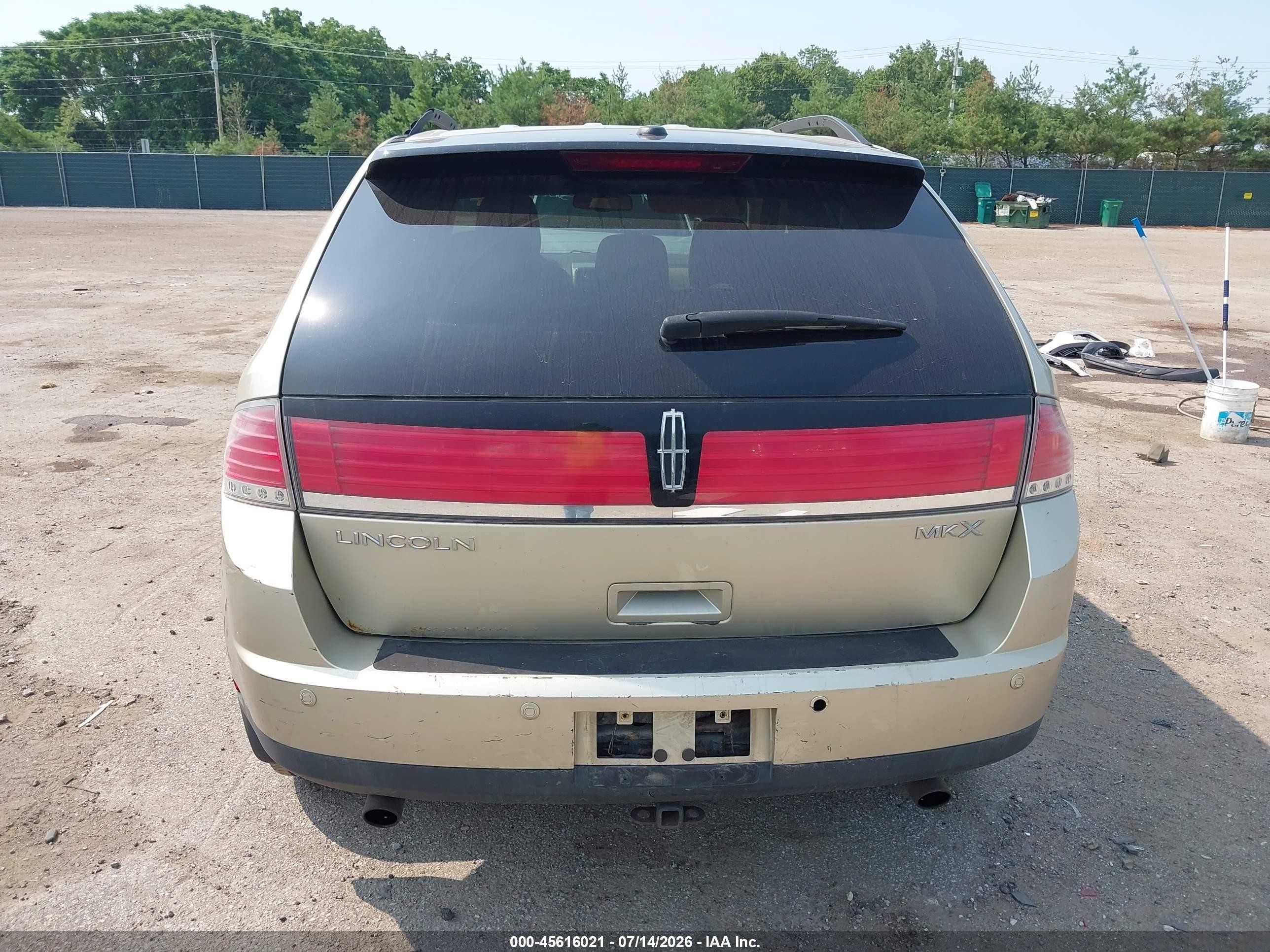 2010 Lincoln Mkx   Gold vin: 2LMDJ6JC9ABJ29154
