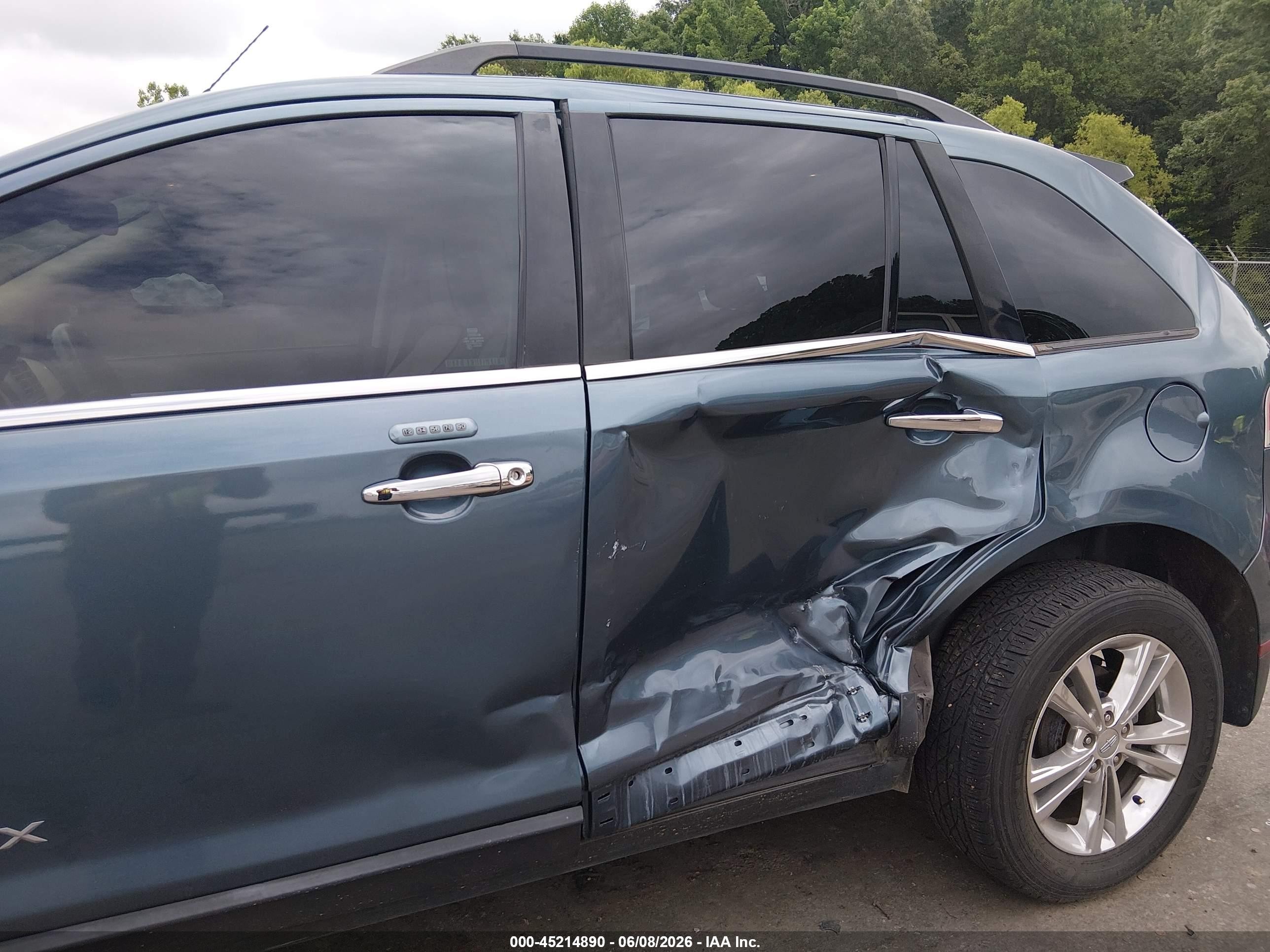 2010 Lincoln Mkx   Blue vin: 2LMDJ6JC9ABJ34855
