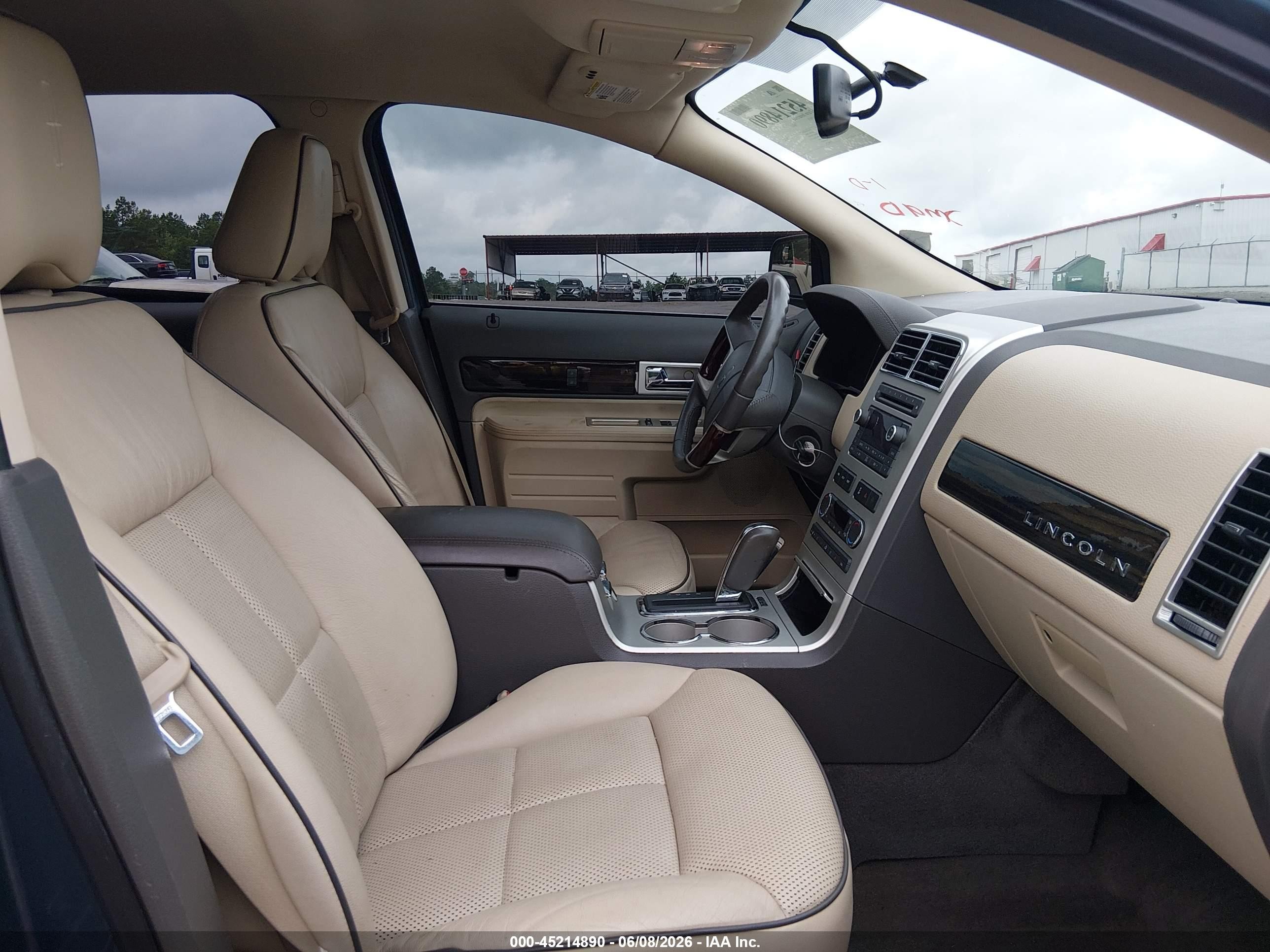 2010 Lincoln Mkx   Blue vin: 2LMDJ6JC9ABJ34855