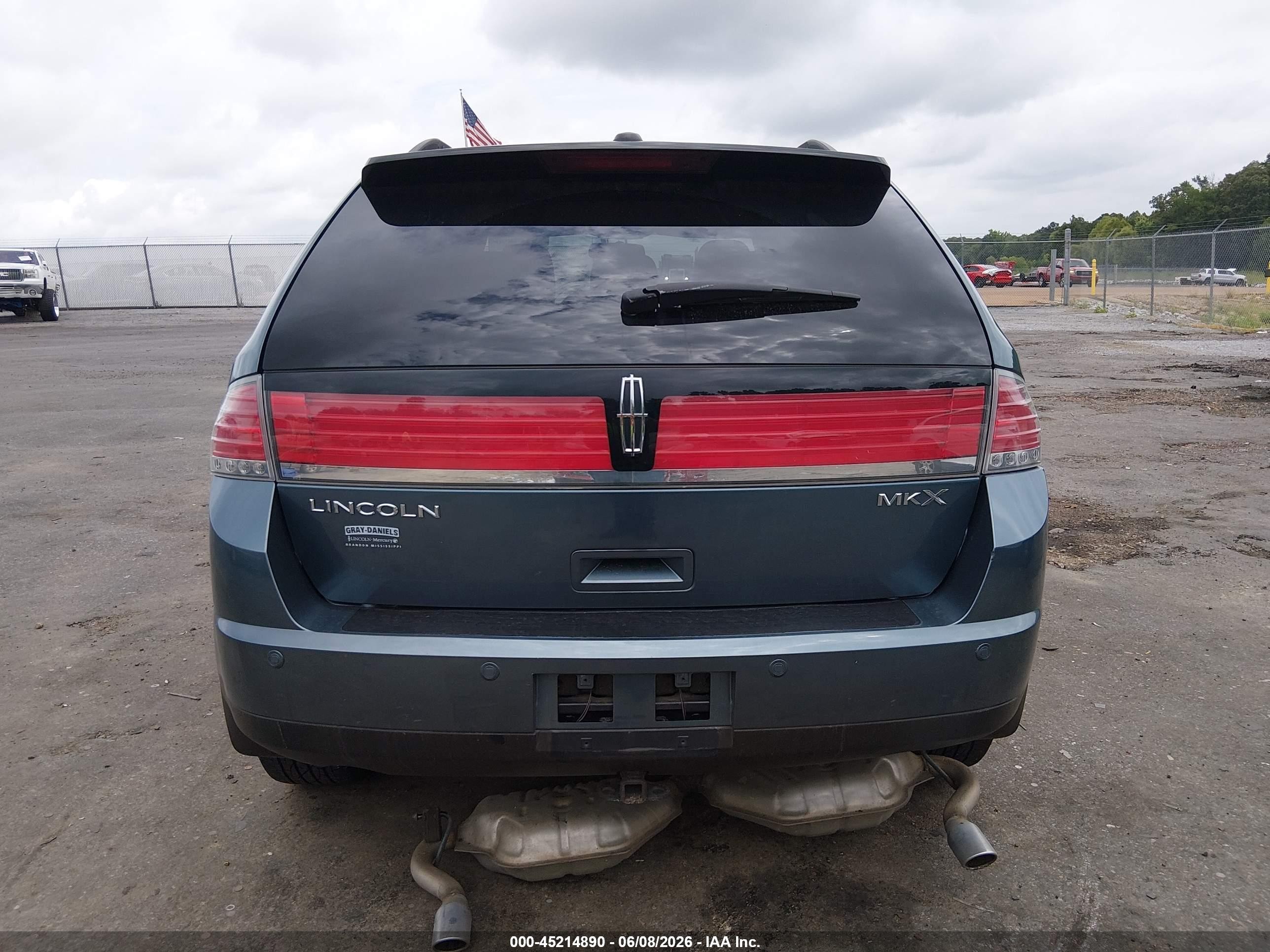 2010 Lincoln Mkx   Blue vin: 2LMDJ6JC9ABJ34855