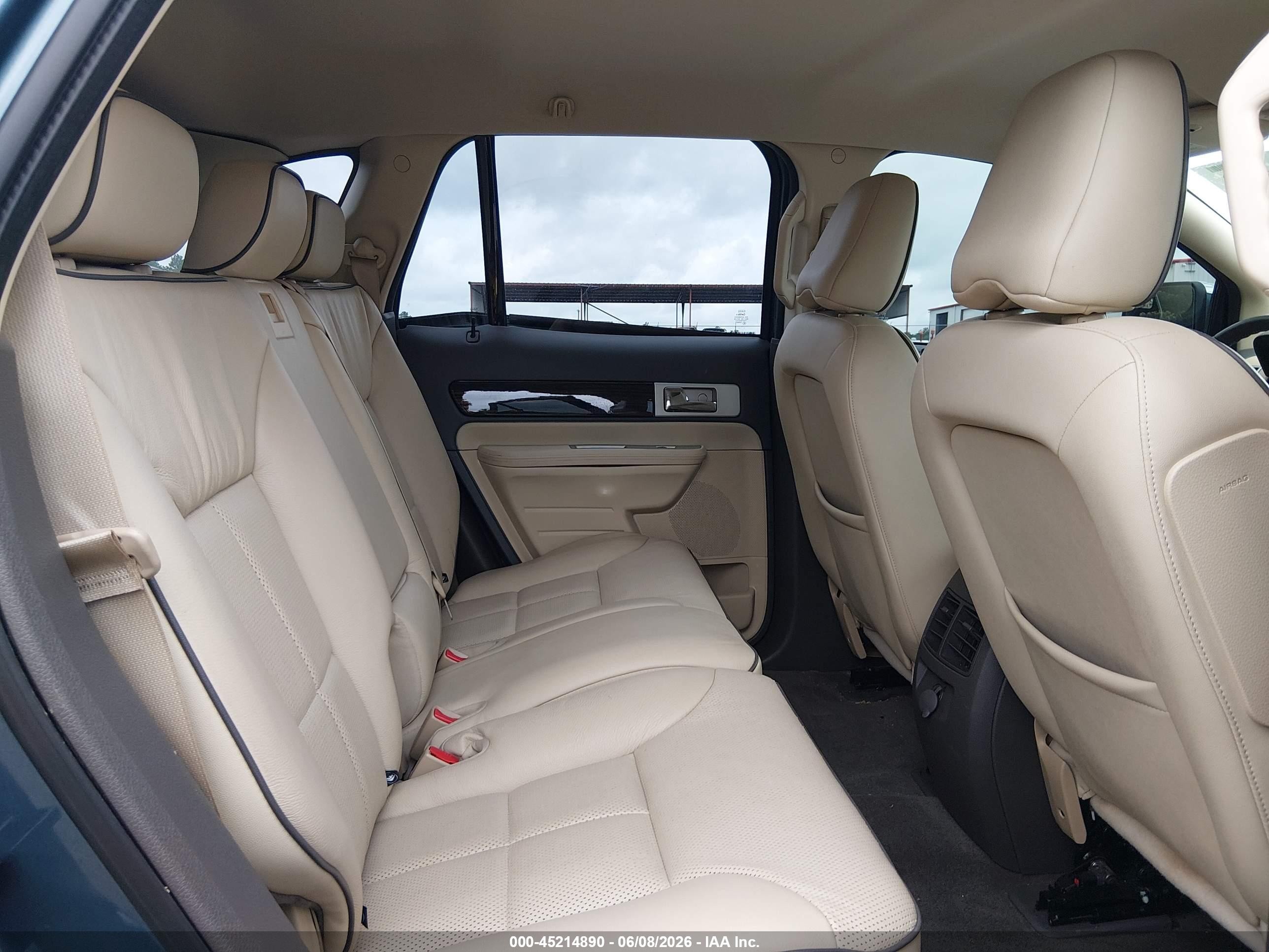 2010 Lincoln Mkx   Blue vin: 2LMDJ6JC9ABJ34855