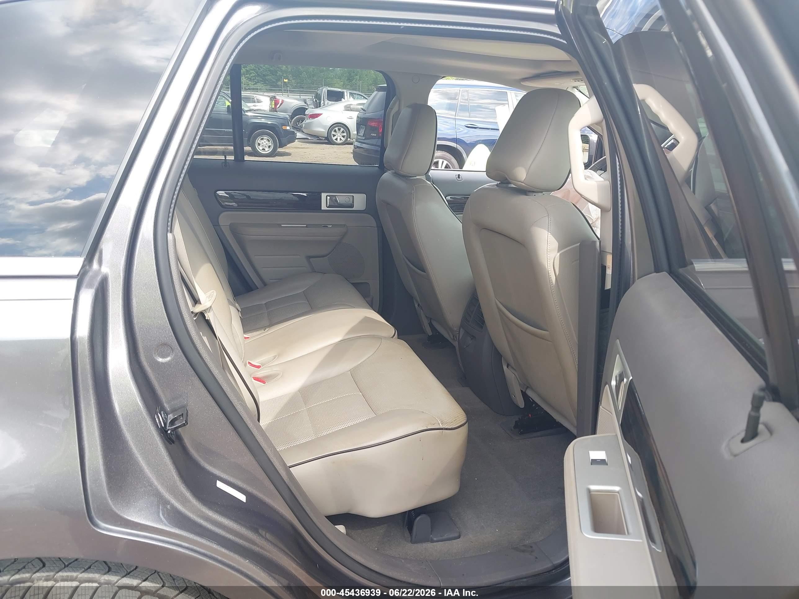 2010 Lincoln Mkx   Gray vin: 2LMDJ6JCXABJ31009