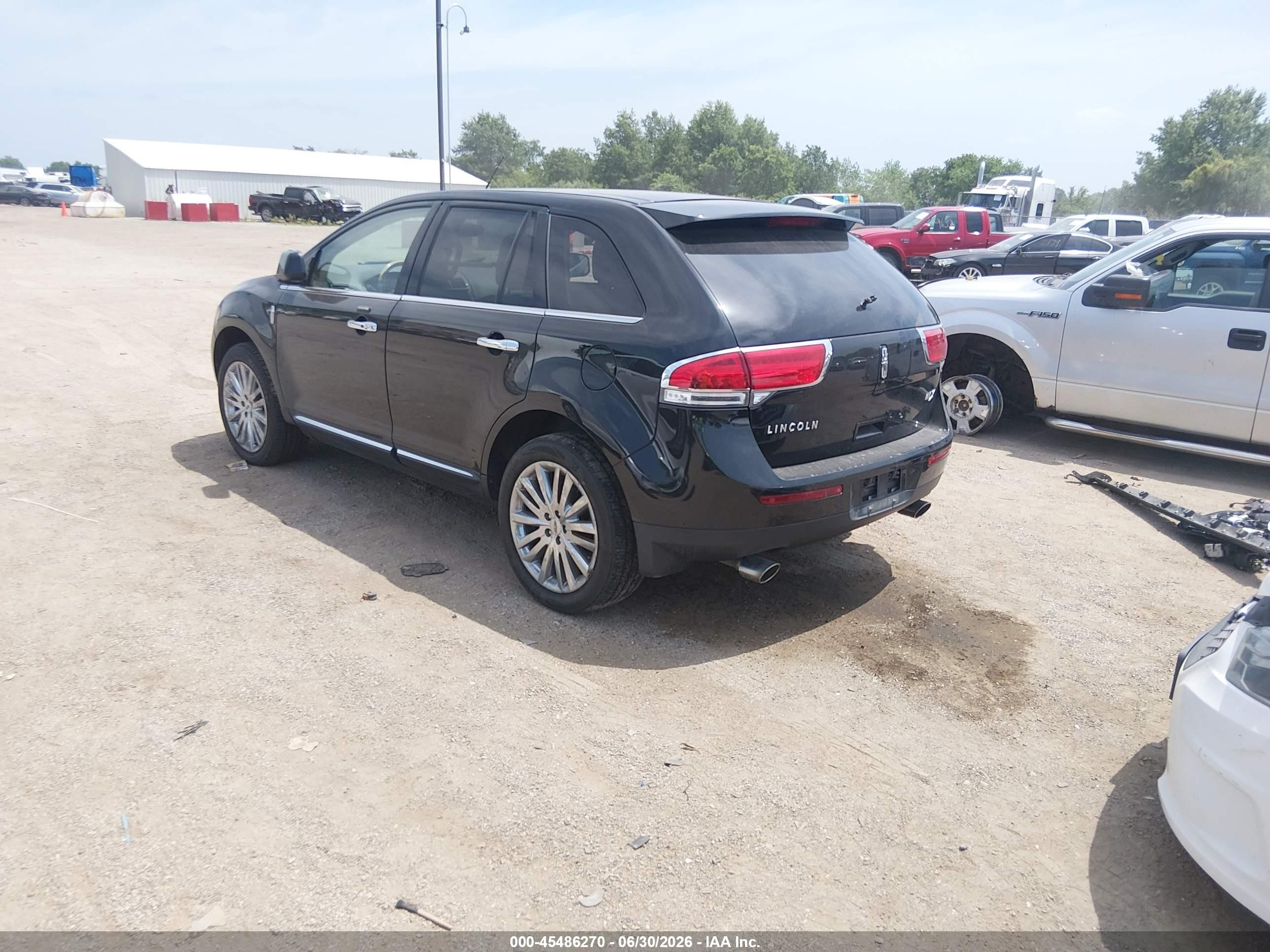2011 Lincoln Mkx   Black vin: 2LMDJ6JK0BBJ14065