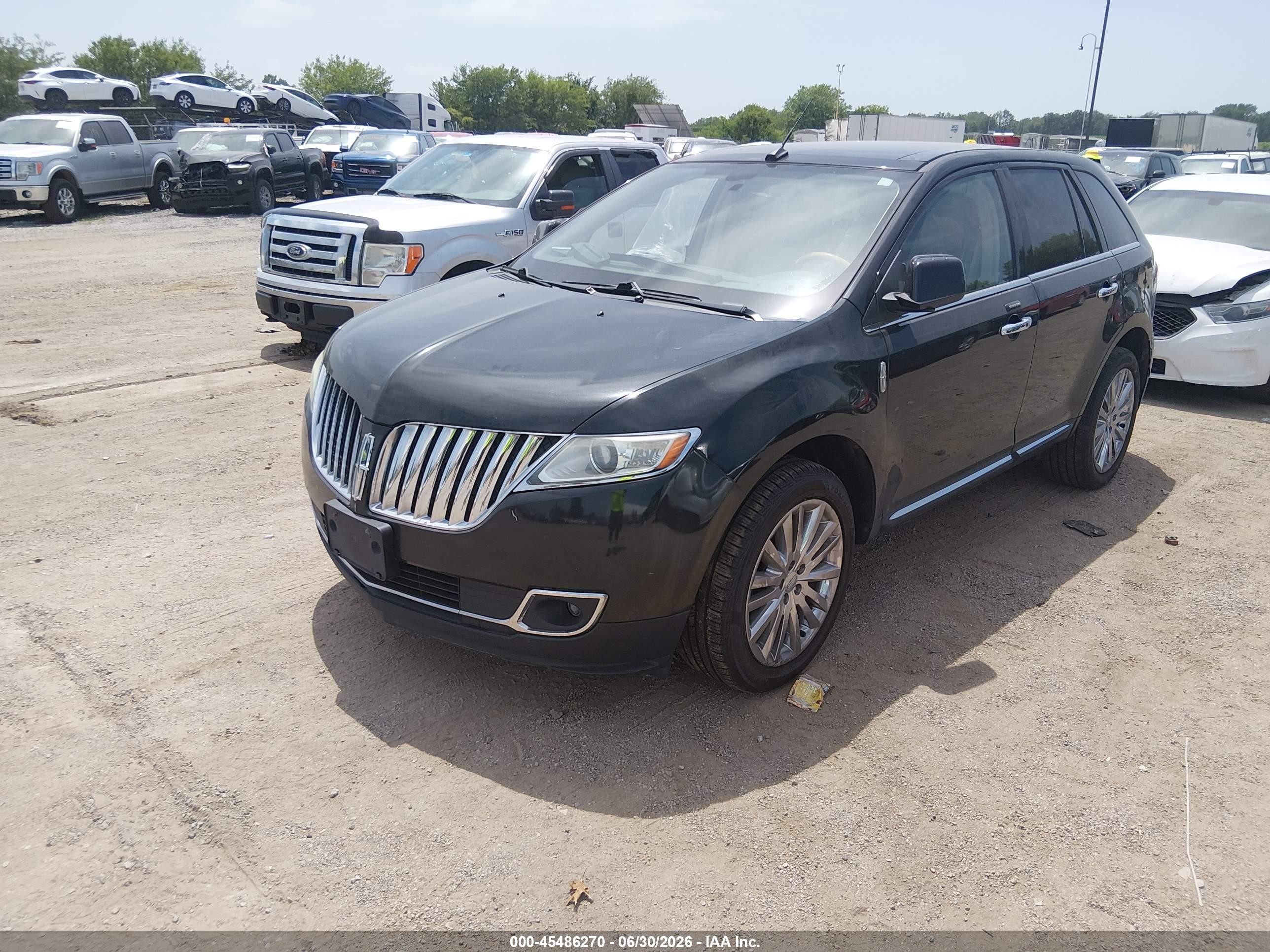 2011 Lincoln Mkx   Black vin: 2LMDJ6JK0BBJ14065
