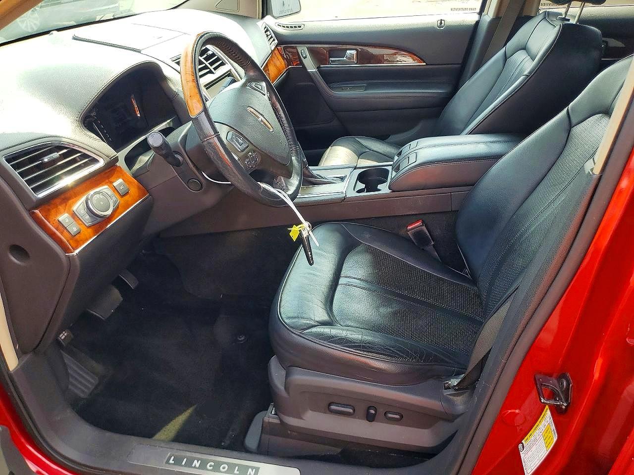 2012 Lincoln Mkx Red vin: 2LMDJ6JK0CBL02232